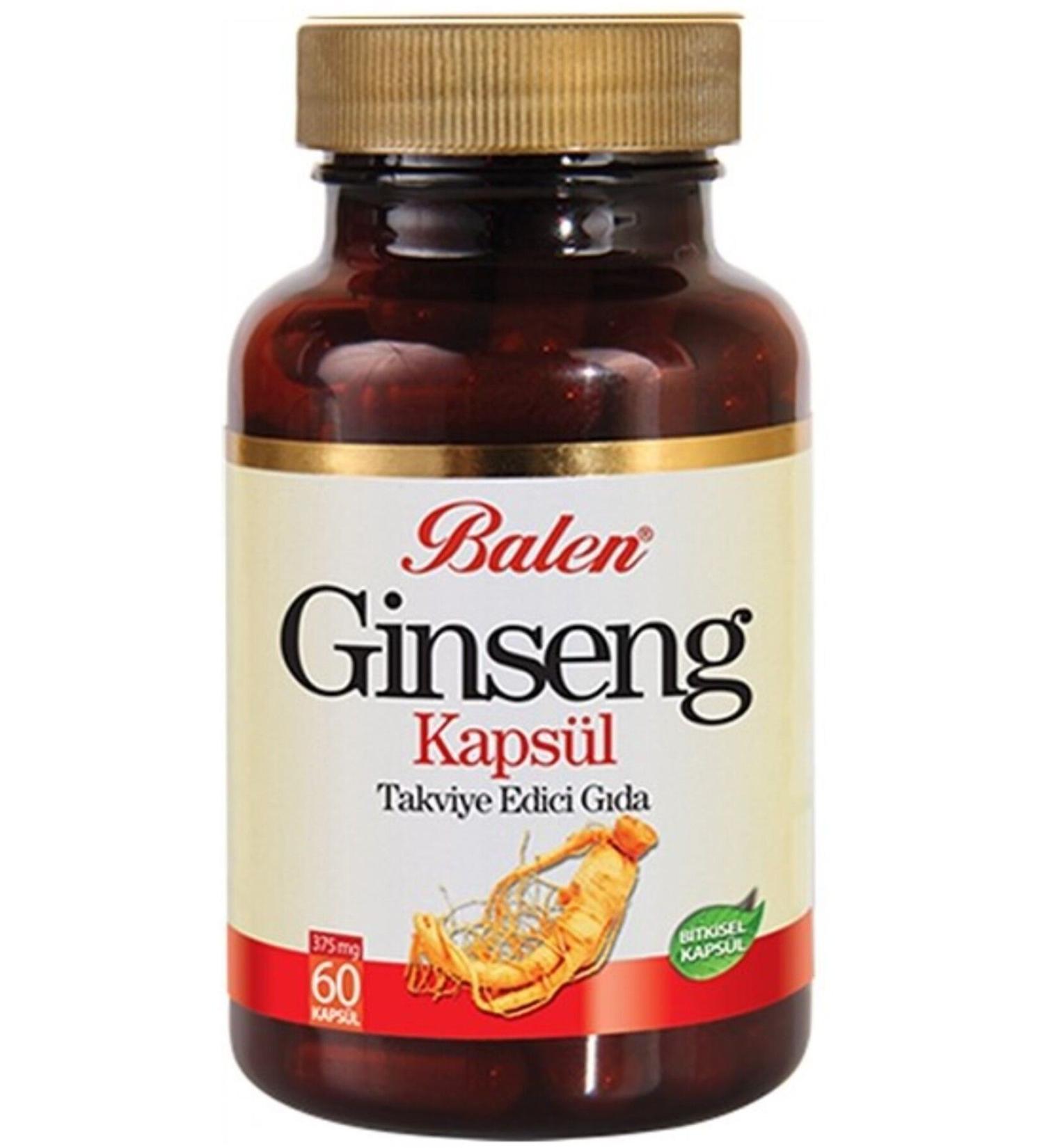 Balen Ginseng Capsule 375mg 60 Pieces