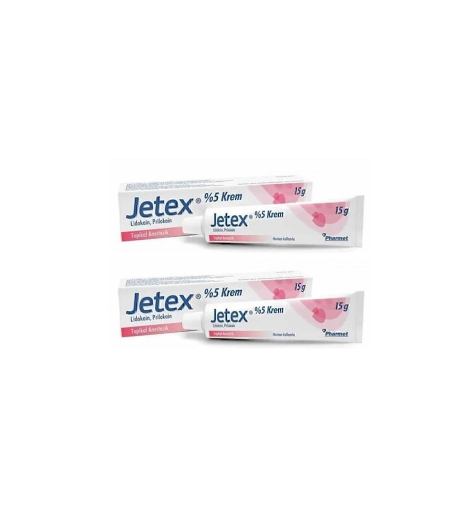 PHARMET Jetex Cream 5% 15 g 2 Pieces