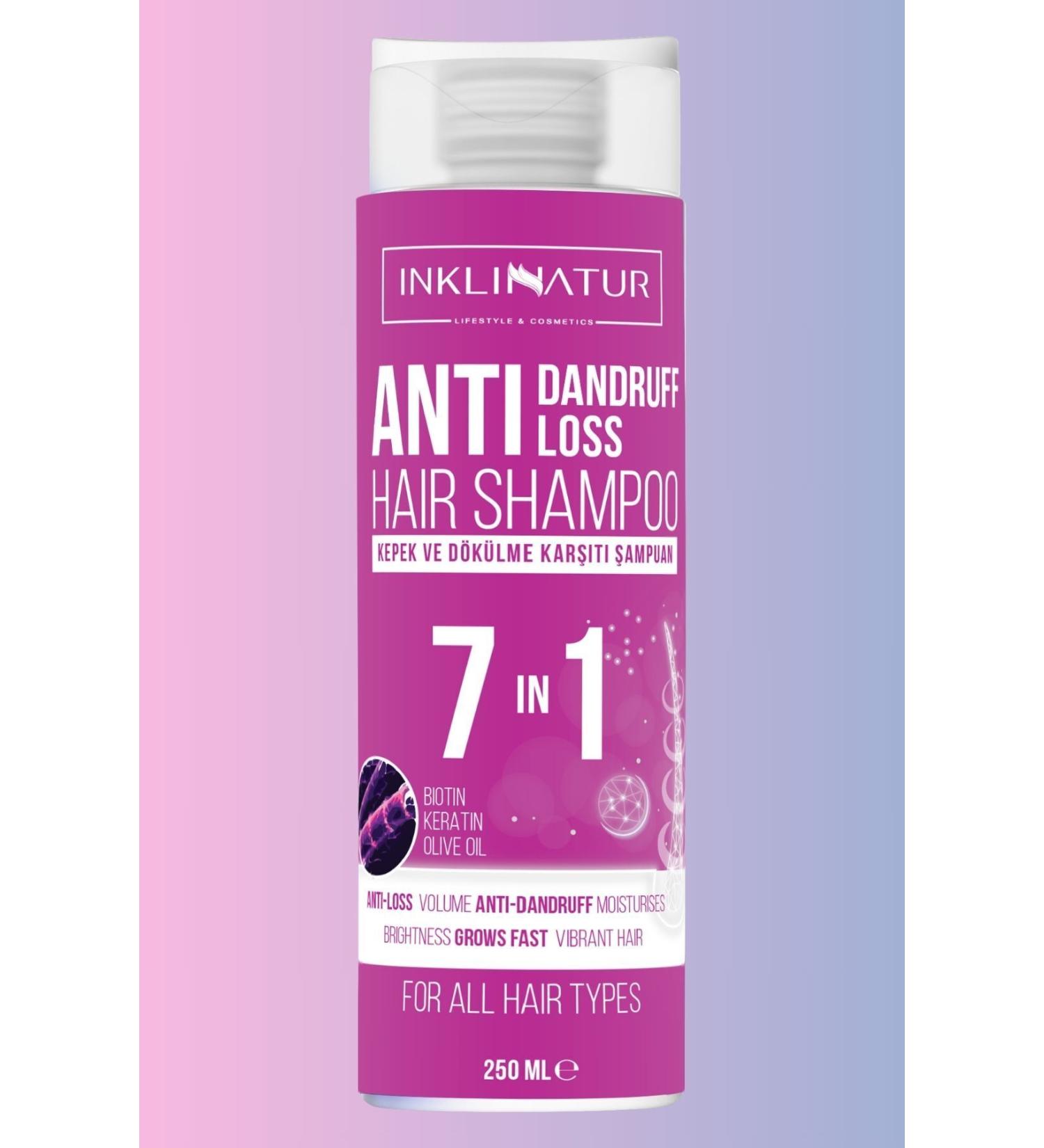 INKLINATUR Anti-Dandruff and Anti-Hair Loss Natural Shampoo