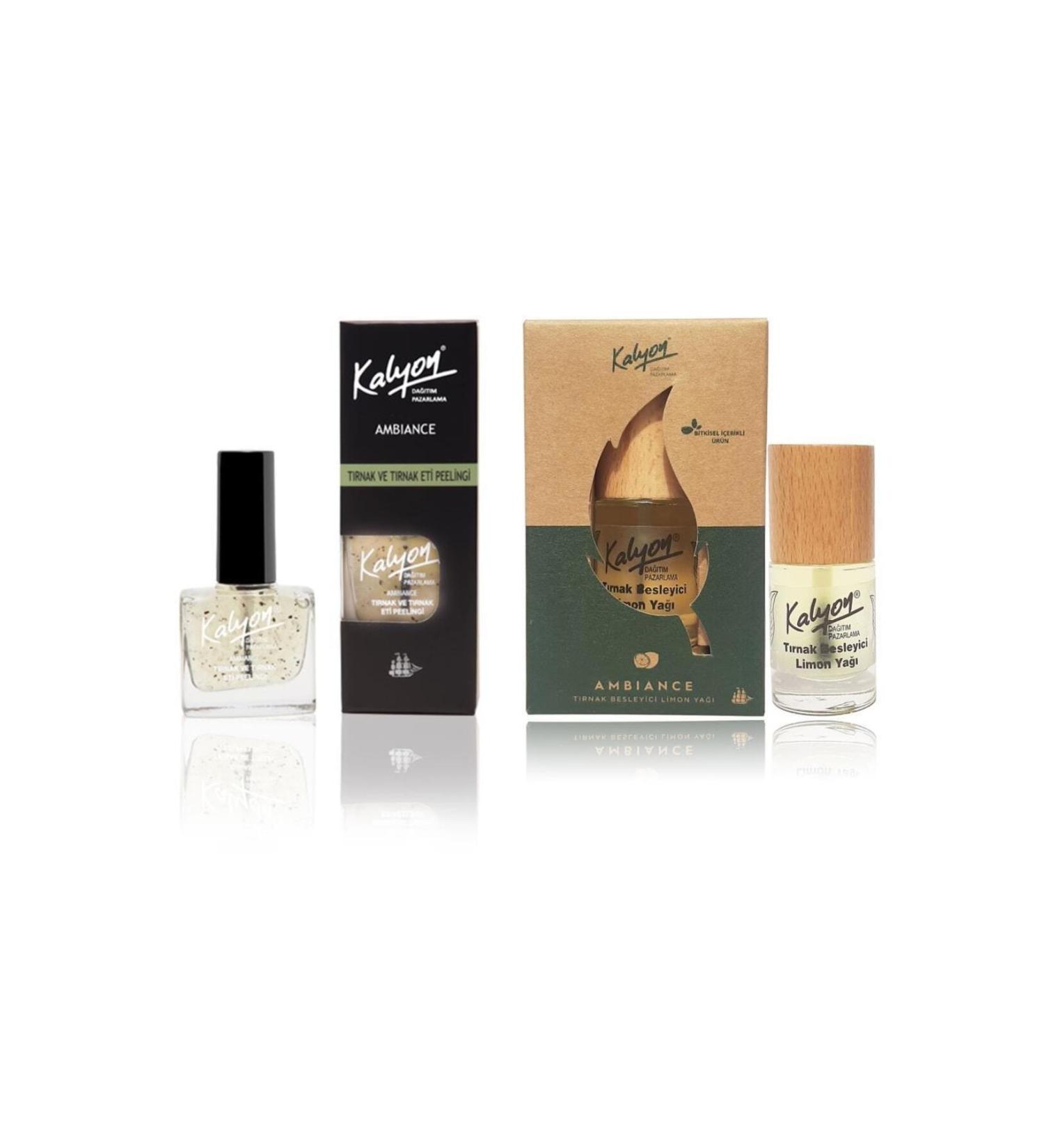 Kalyon Cuticle Peeling + Herbal Nail Nourishing Lemon Oil 11 Ml