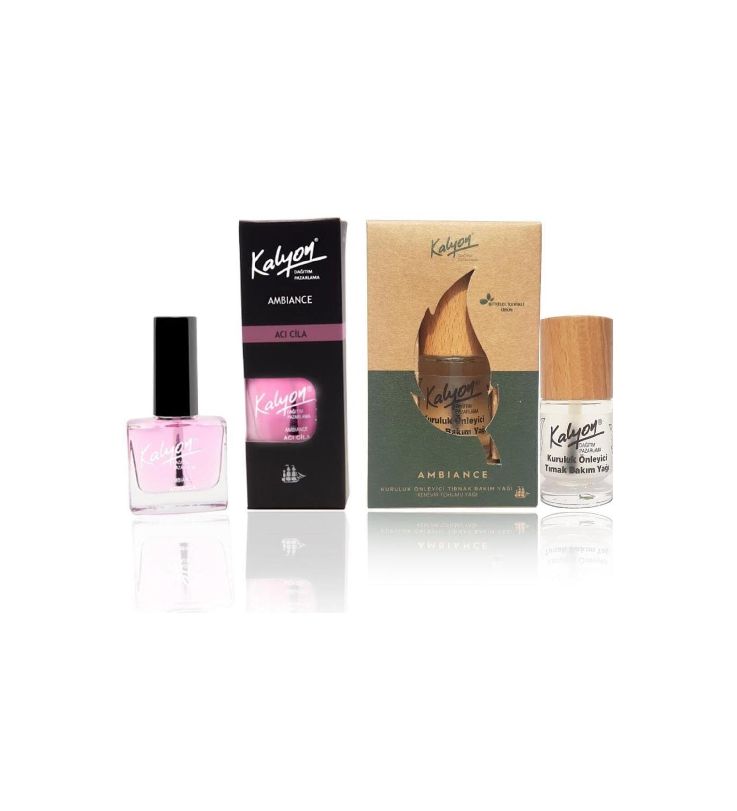 Kalyon Bitter Polish Herbal Anti-Dry Nail Care Oil Hemp Seed Oil 11 ml