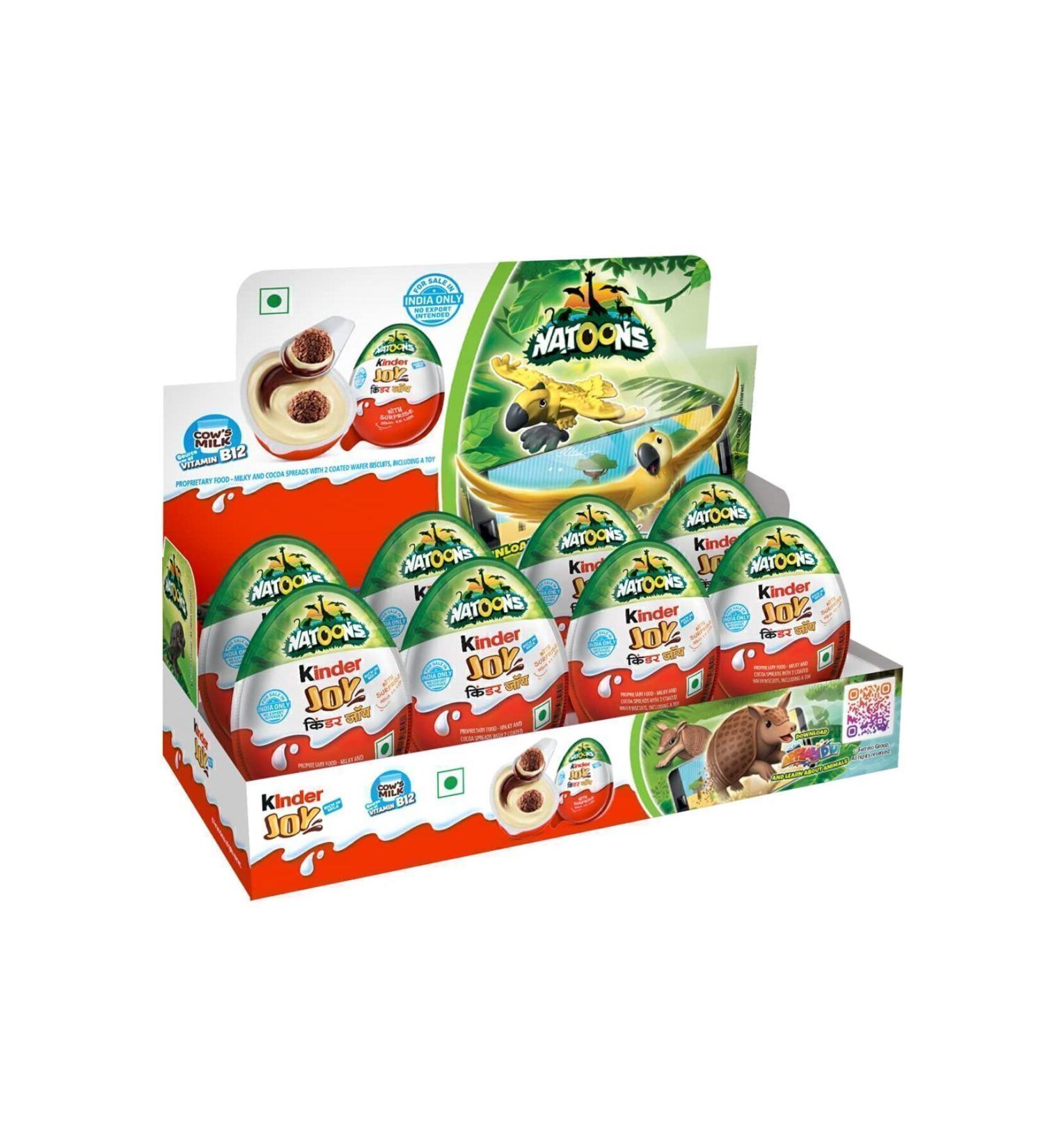 Kinder New Joy Natoons 20 Gr x 24 Pieces