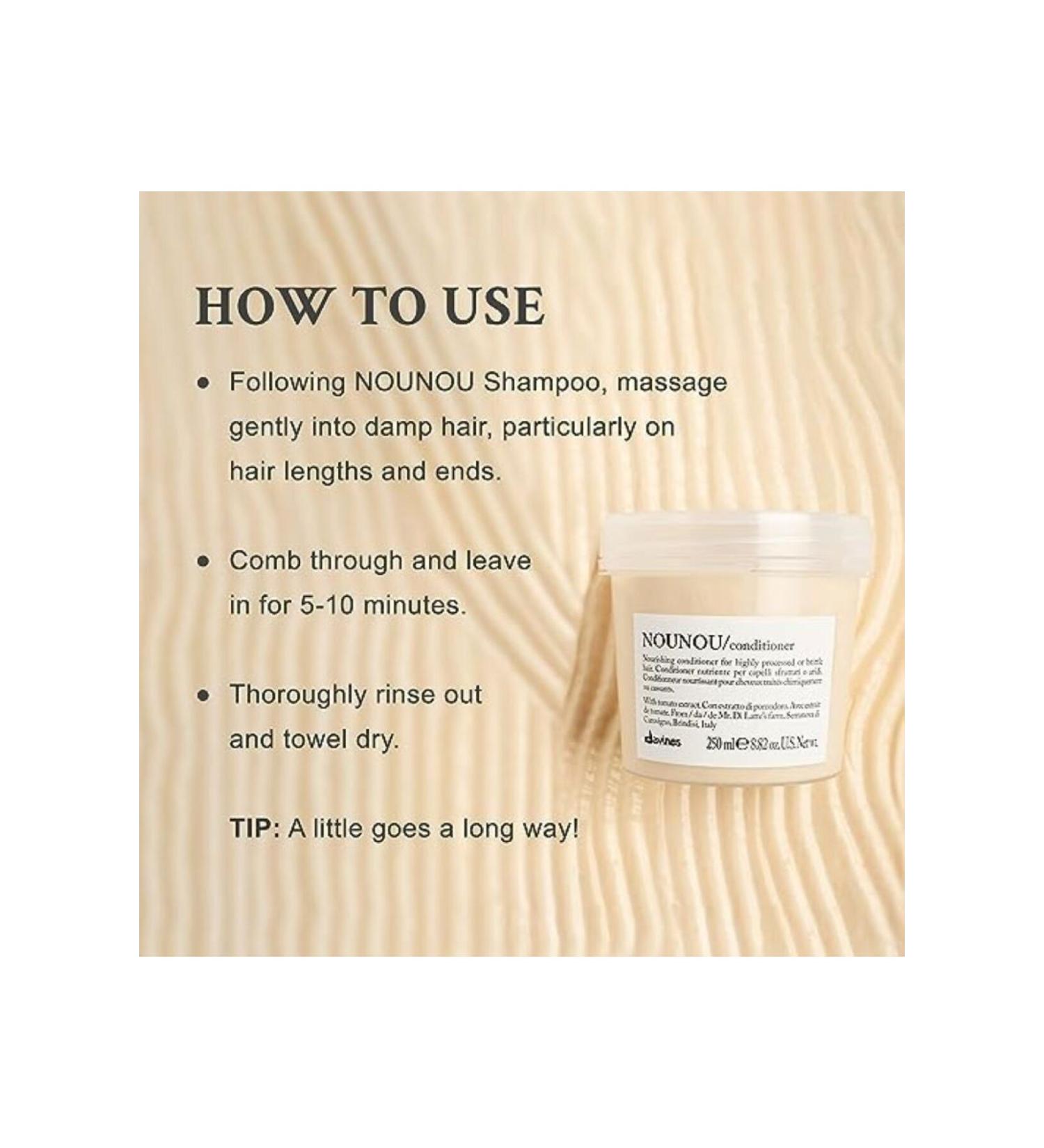 Davines ForBeautyNesli.842Nounou Damaged Hair Care Cream (75605) 250 ml !Q06