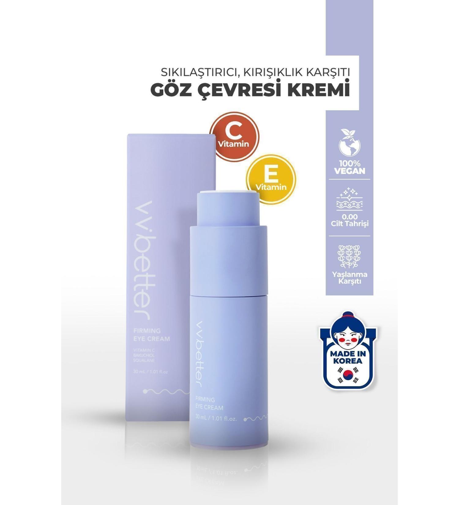 VVBETTER Under Eye Dark Circles and Anti-Wrinkle Moisturizing and Firming Korean Eye Cream 30 ml - Buy Online on GoSupps.com