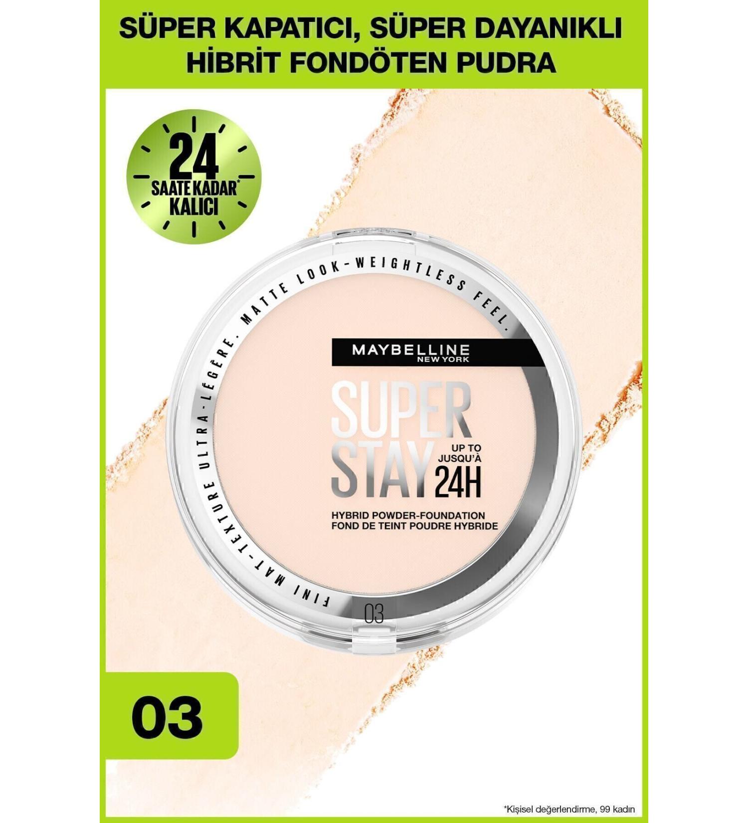 Maybelline New York Superstay Hybrid Powder-foundation - 03 - Buy Online on GoSupps.com