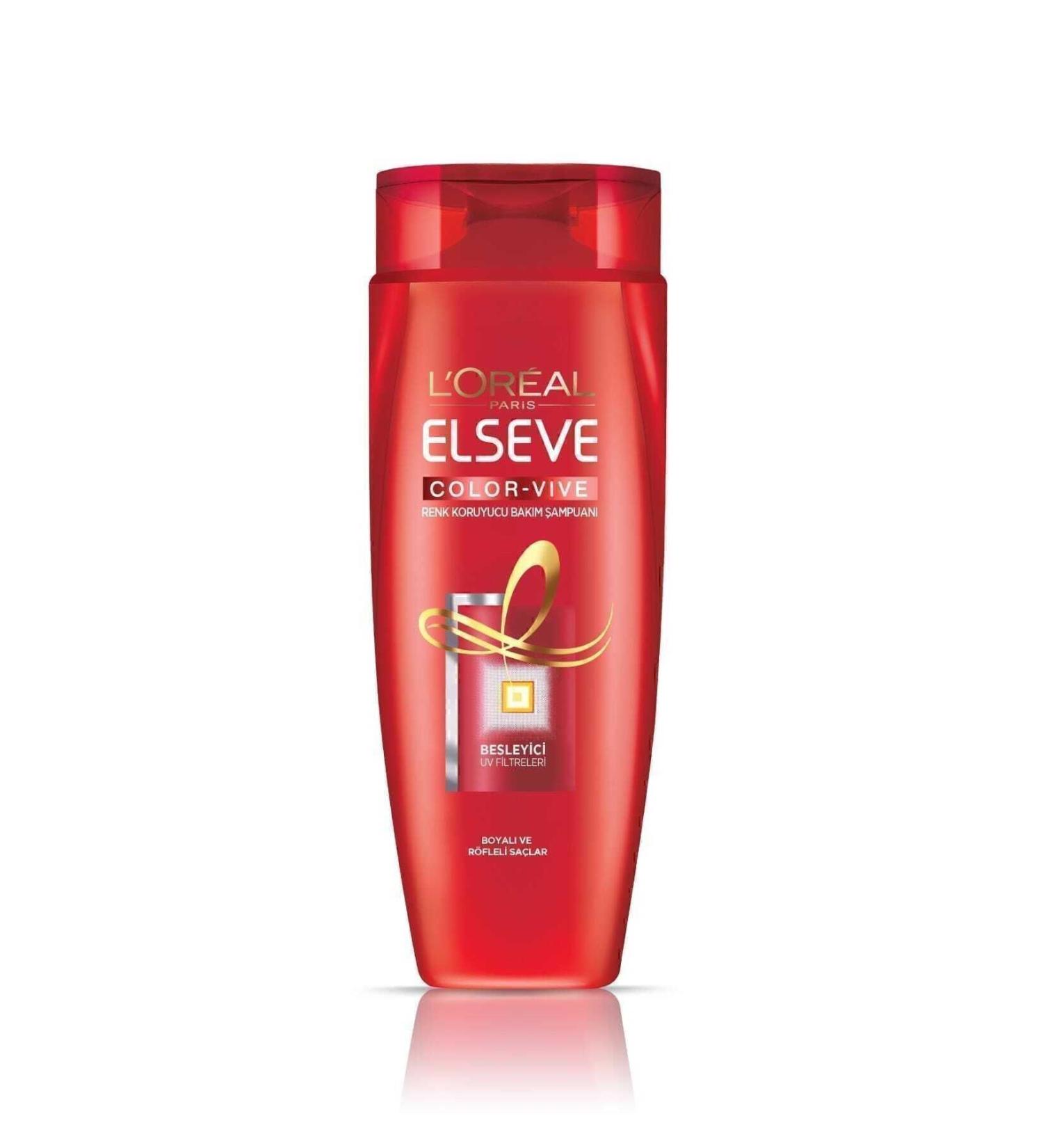 Elseve L'or al Paris Colorvive Color Protecting Care Shampoo 520 ml - Buy Online on GoSupps.com