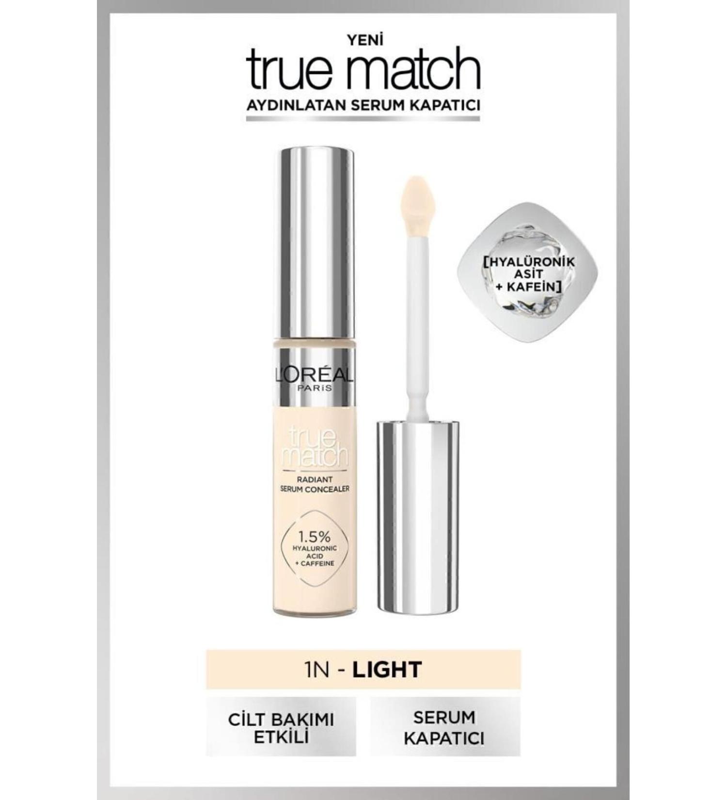 L'Oreal Paris True Match Brightening Serum Concealer - 1n 11 ml - Buy Online on GoSupps.com