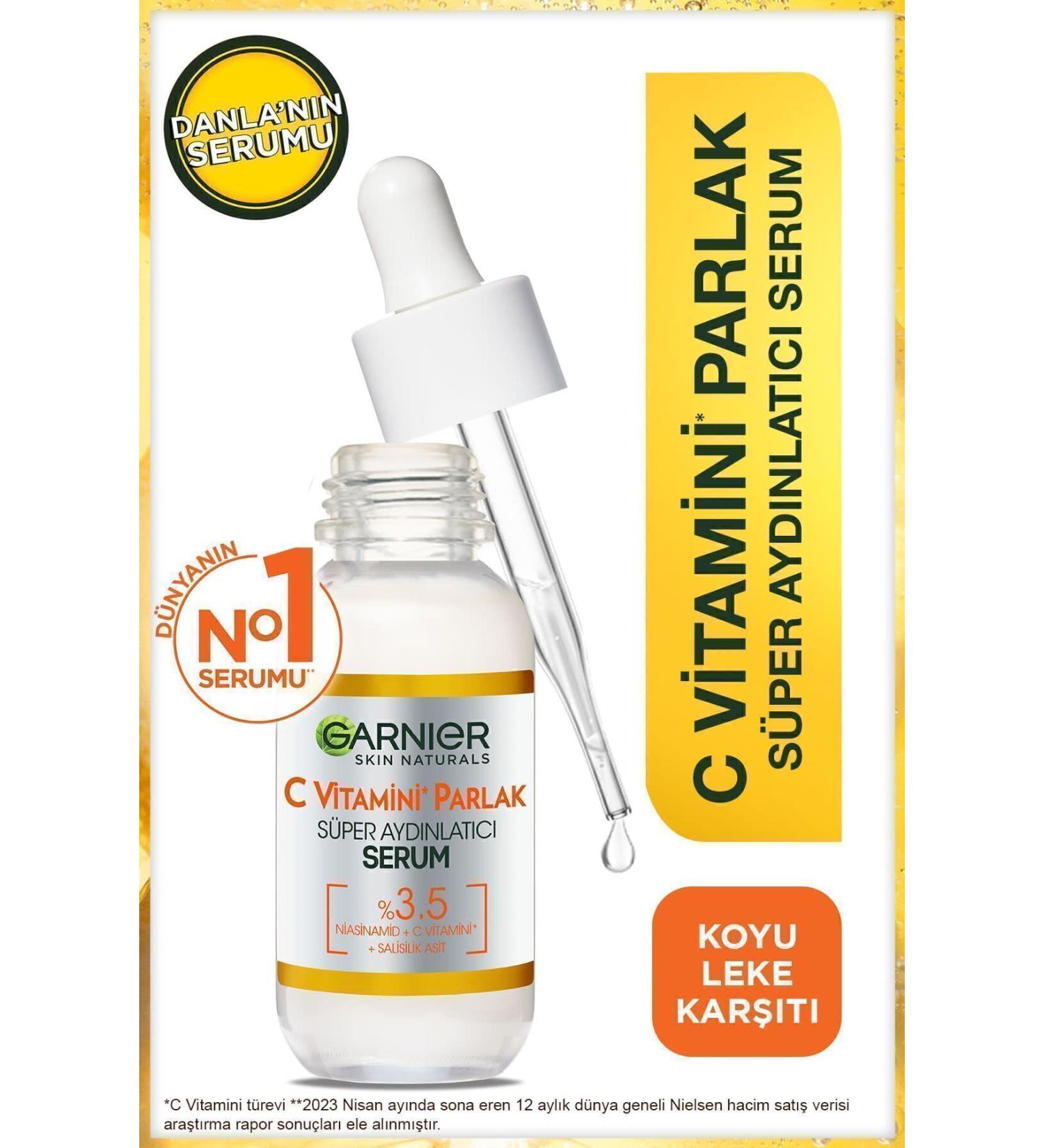 Garnier Vitamin C Bright Super Brightening Serum 30ml - Buy Online on GoSupps.com