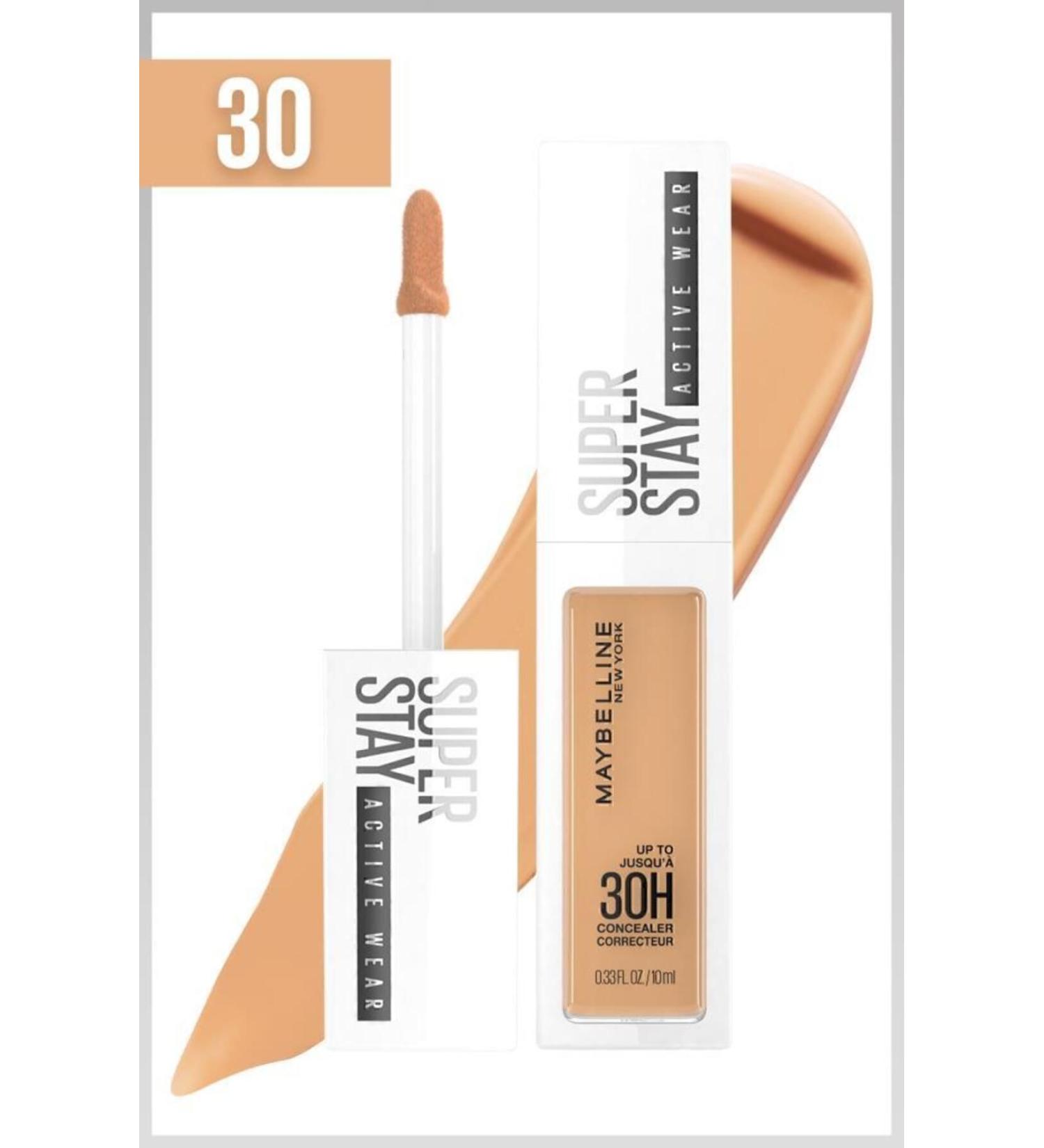 Maybelline New York Superstay Active Wear 30 Hour Concealer 30 Honey - Buy Online on GoSupps.com