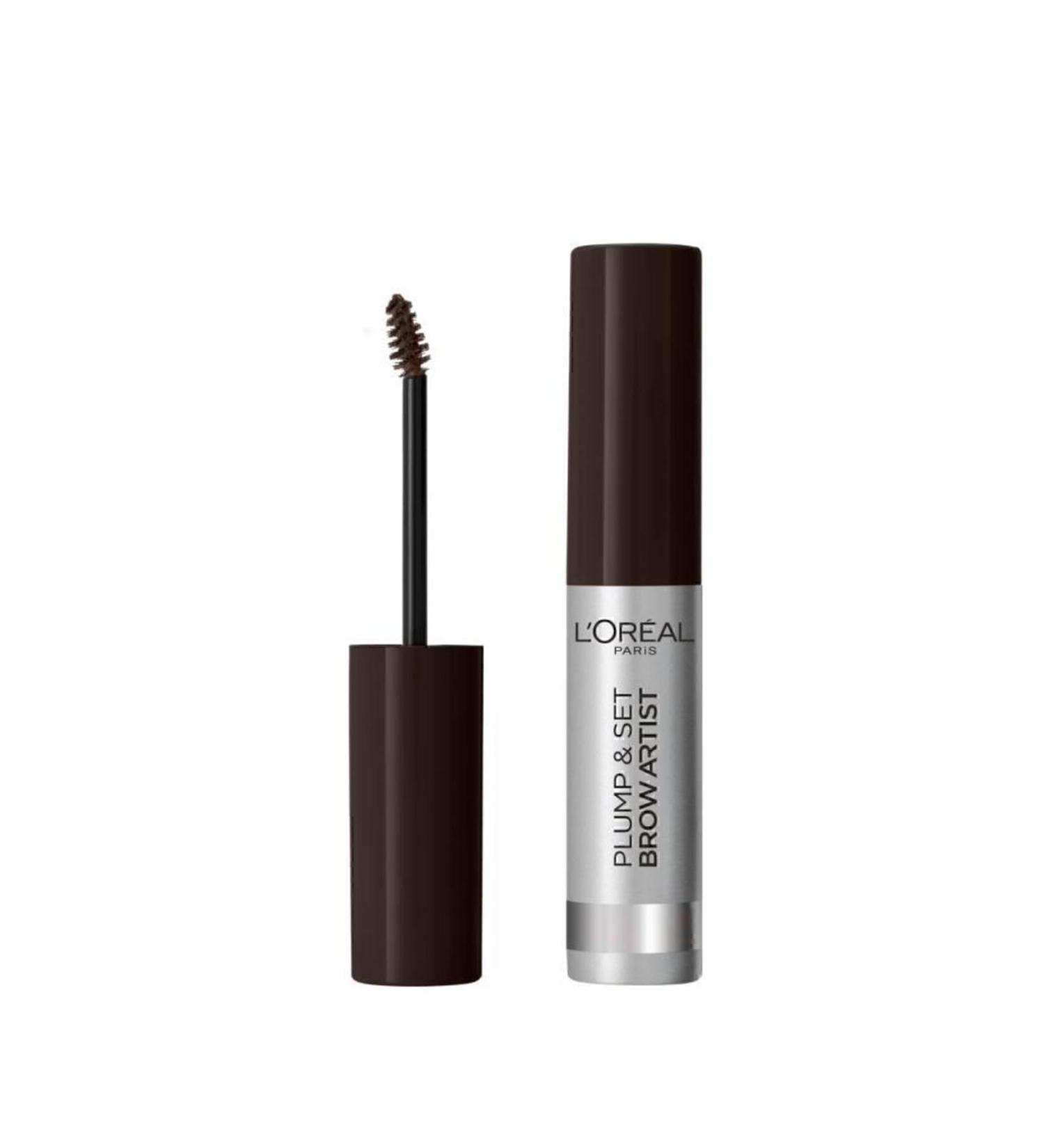 L'Oreal Paris L'or al Paris Brow Artist Plump & Set Full-Look Eyebrow Stabilizer Mascara - 109 Ebony - Buy Online on GoSupps.com