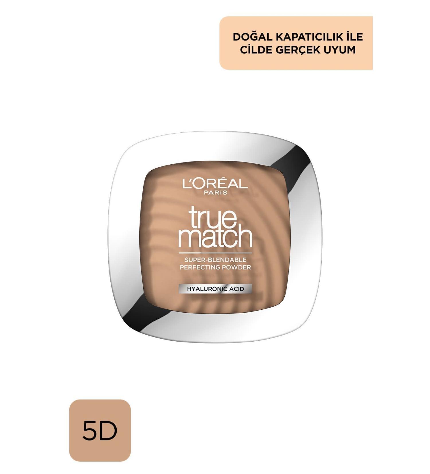 L'Oreal Paris True Match Powder 5.D/5.W Golden Sand - Buy Online on GoSupps.com