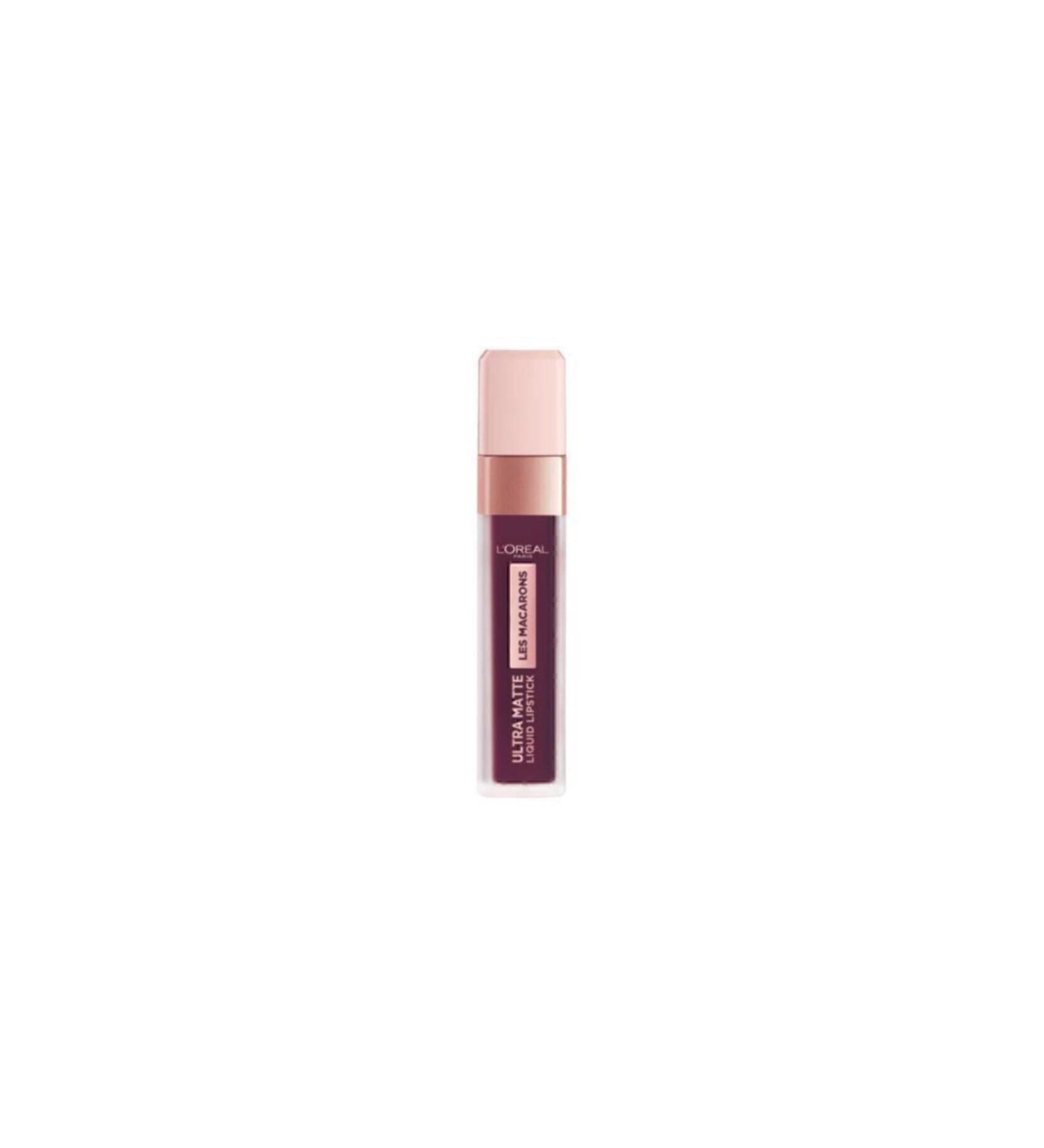L'Oreal Paris Liquid Matte Lipstick - Les Macarons Ultra Matte Liquid Lipstick 830 Blackcurrant Crush 3600523729074 - Buy Online on GoSupps.com