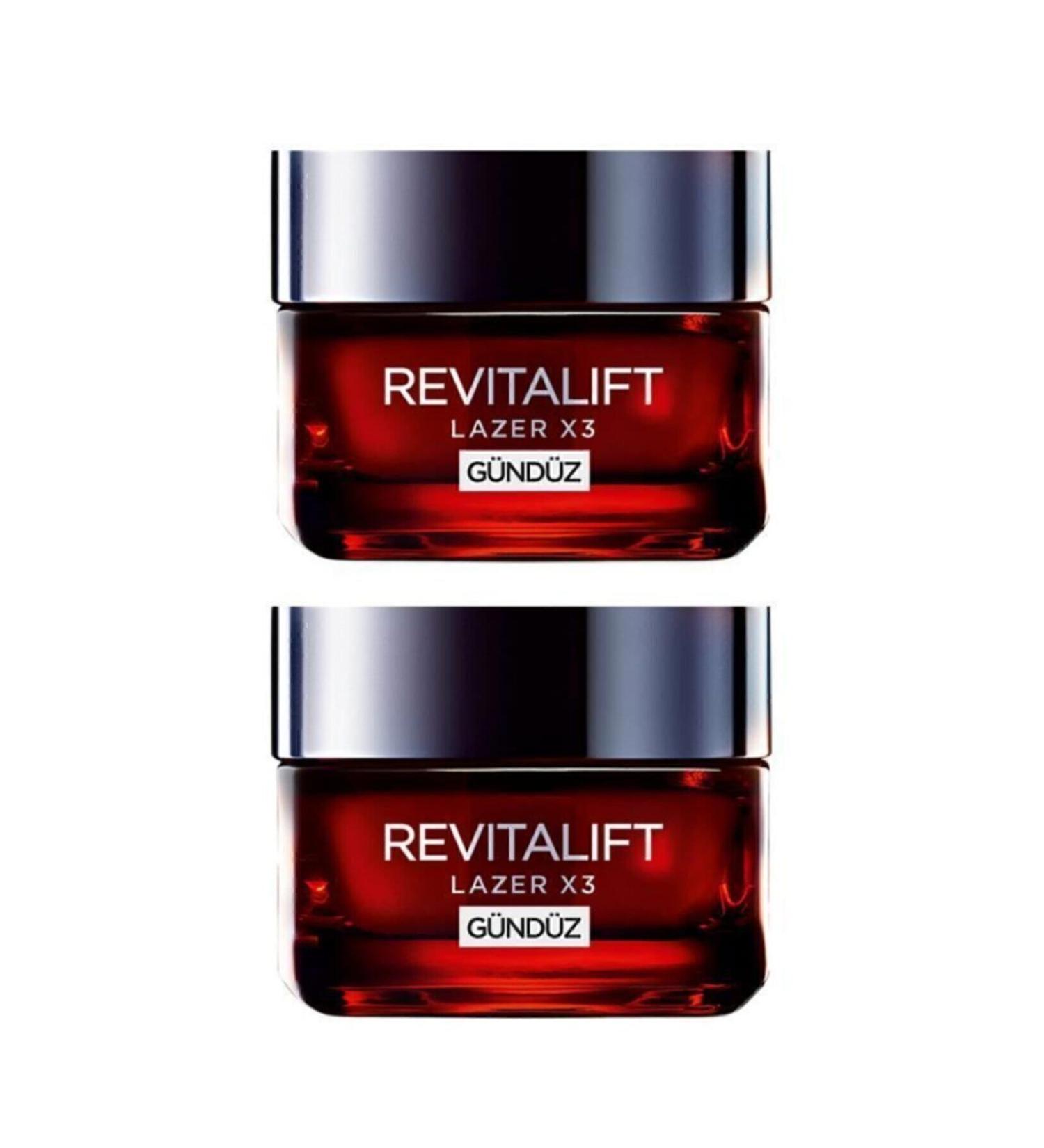 L'Oreal Paris Revitalift Laser X3 Intensive Anti-Aging Day Cream Set of 2 - Buy Online on GoSupps.com