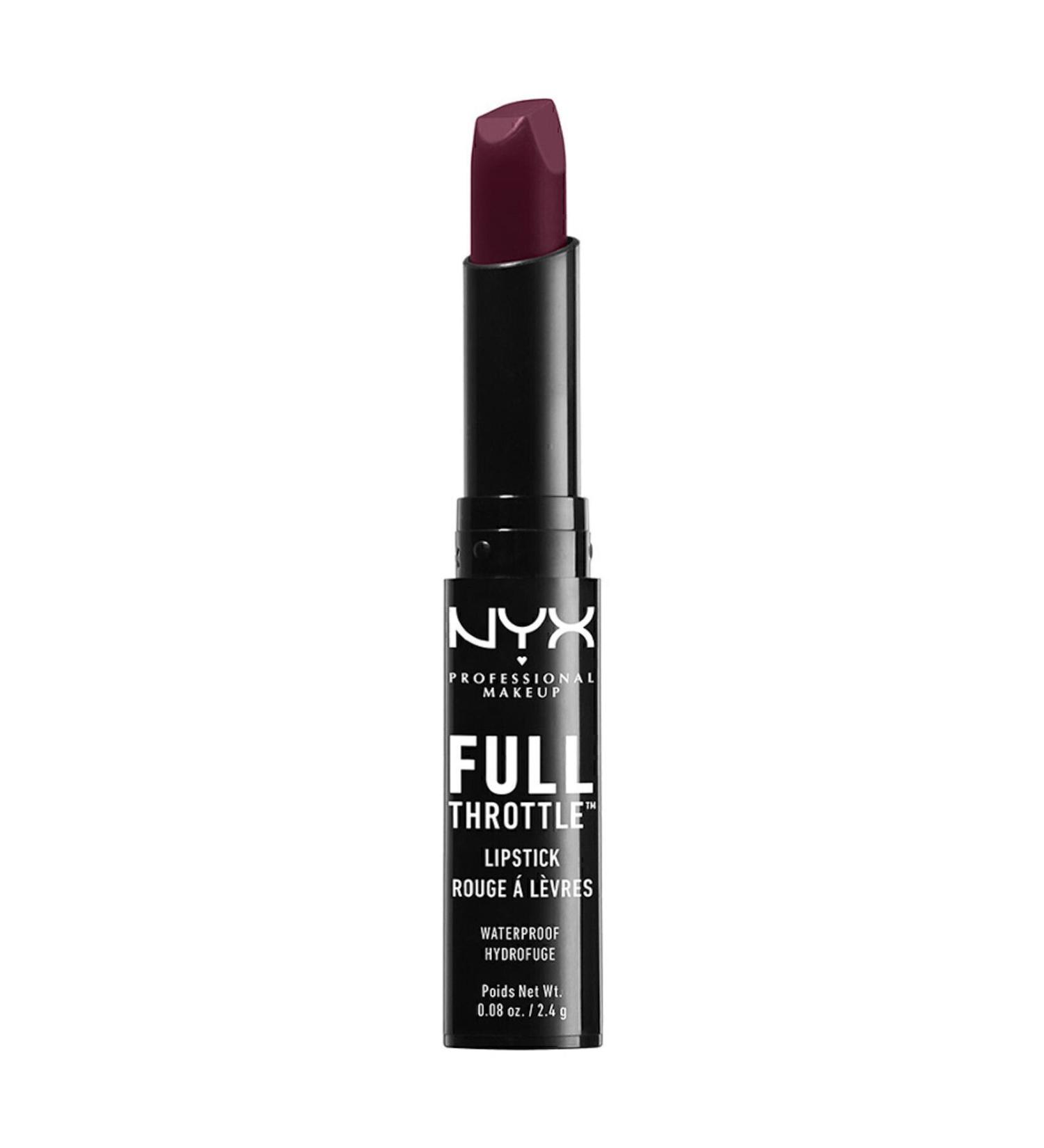 NYX Professional Makeup Suya Dayan kl Ruj - Full Throttle Lipstick Night Crawler 12 g 800897841393 - Buy Online on GoSupps.com
