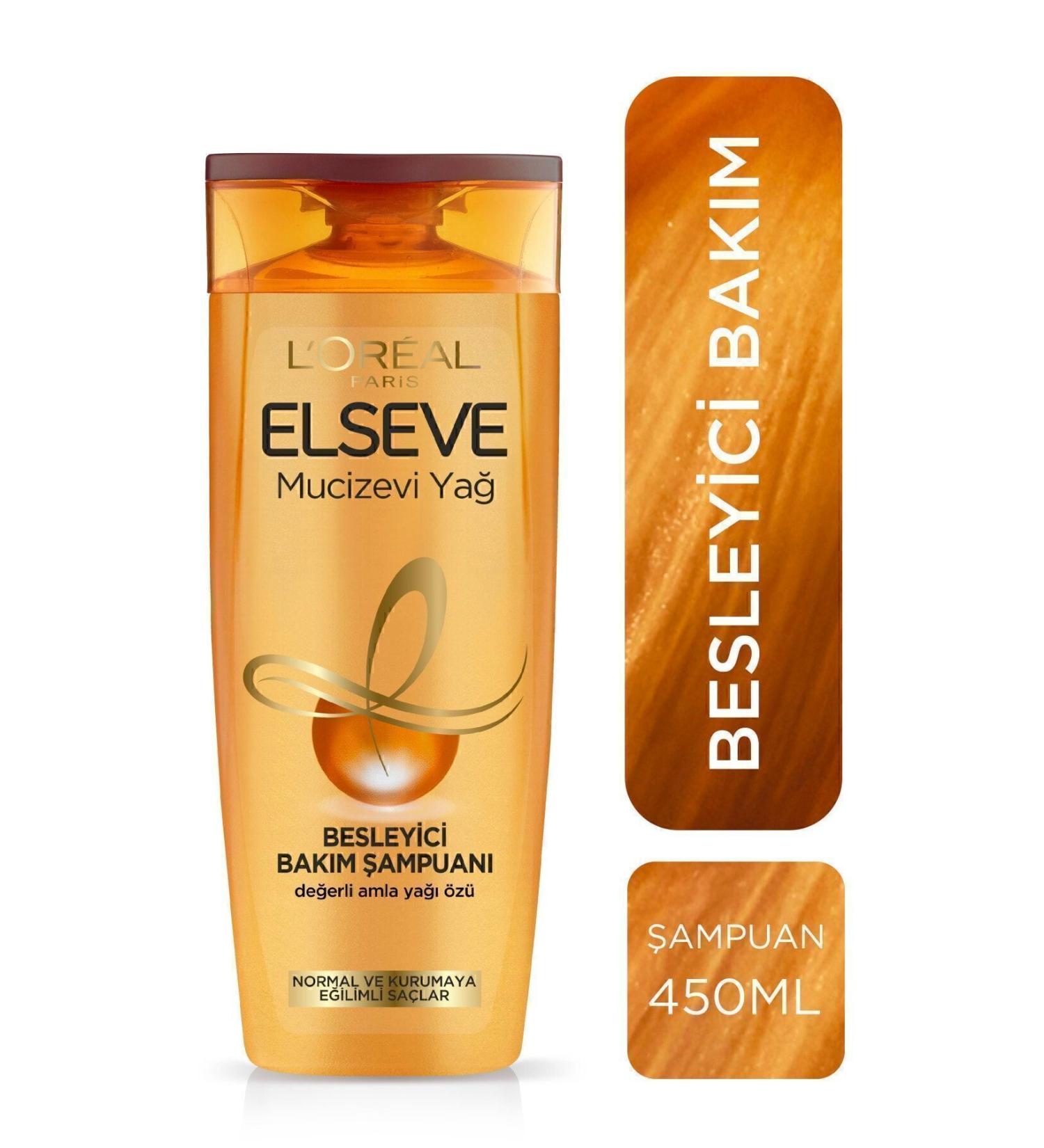 Elseve L'or al Paris Miraculous Oil Nourishing Care Shampoo 450 ml - Buy Online on GoSupps.com
