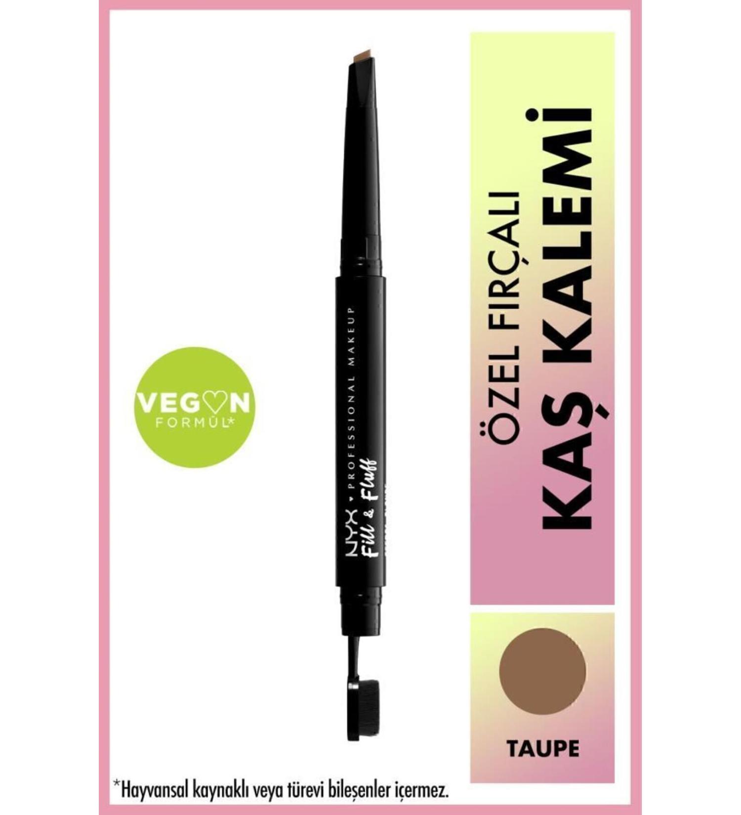 NYX Professional Makeup Fill & Fluff Eyebrow Pomade Pencil Eyebrow Pencil - Taupe - Buy Online on GoSupps.com
