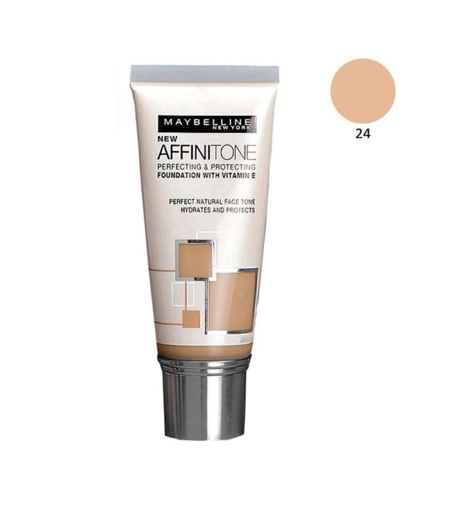 Maybelline New York Moisturizing Foundation - Affinitone Foundation No: 24 - Buy Online on GoSupps.com