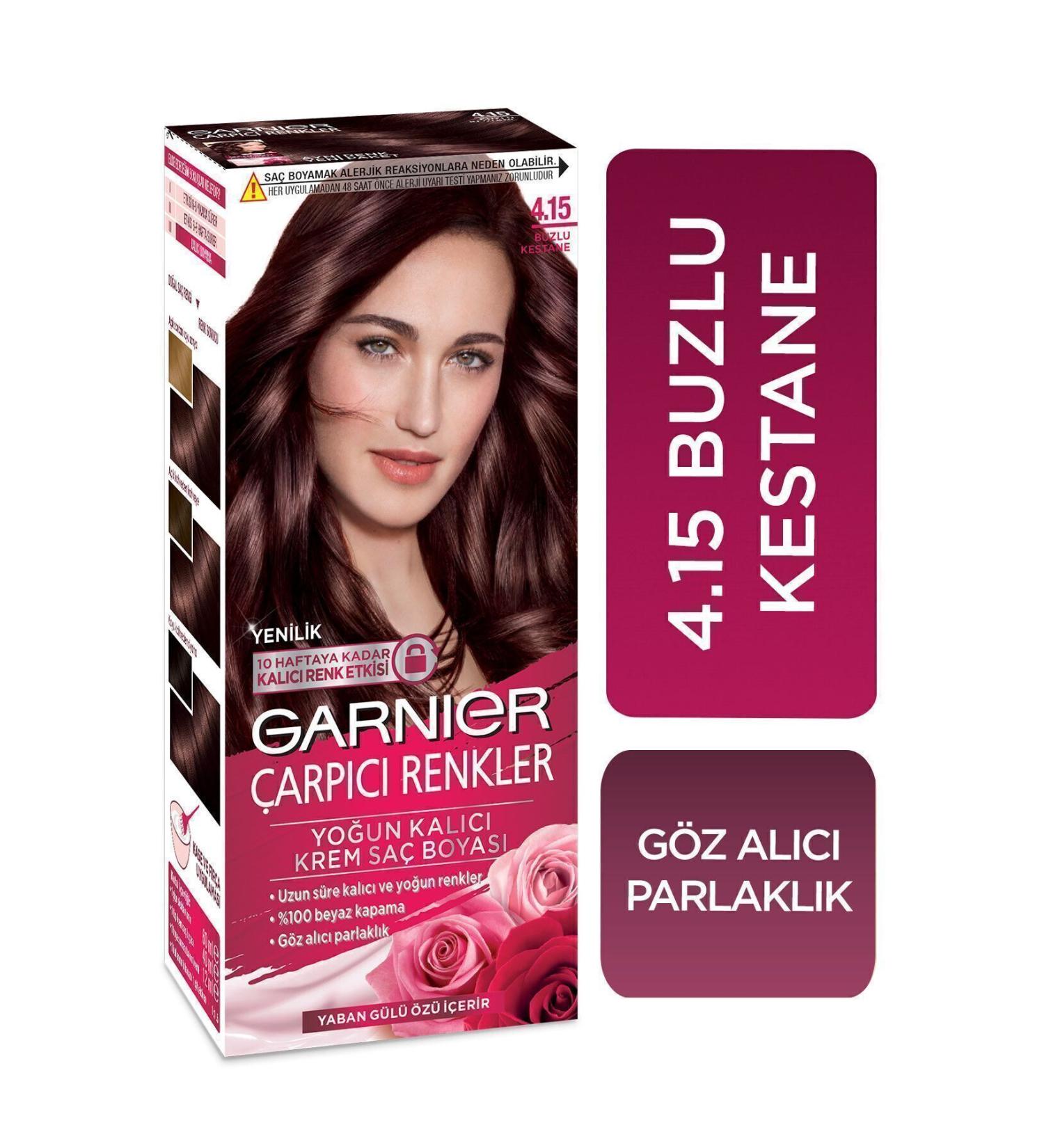 Garnier Striking Colors 4.15 Frosted Chestnut - Buy Online on GoSupps.com