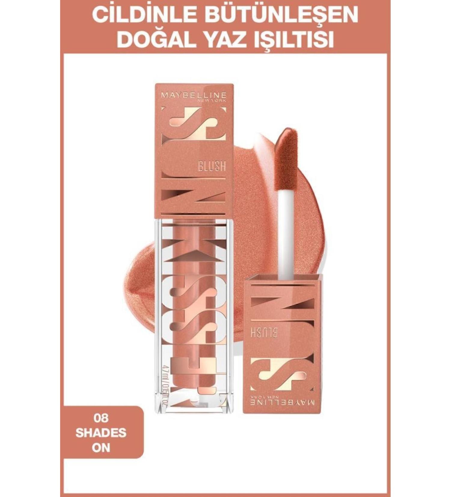 Maybelline New York Sunkisser Liquid Blush- 08 Shades On - Buy Online on GoSupps.com