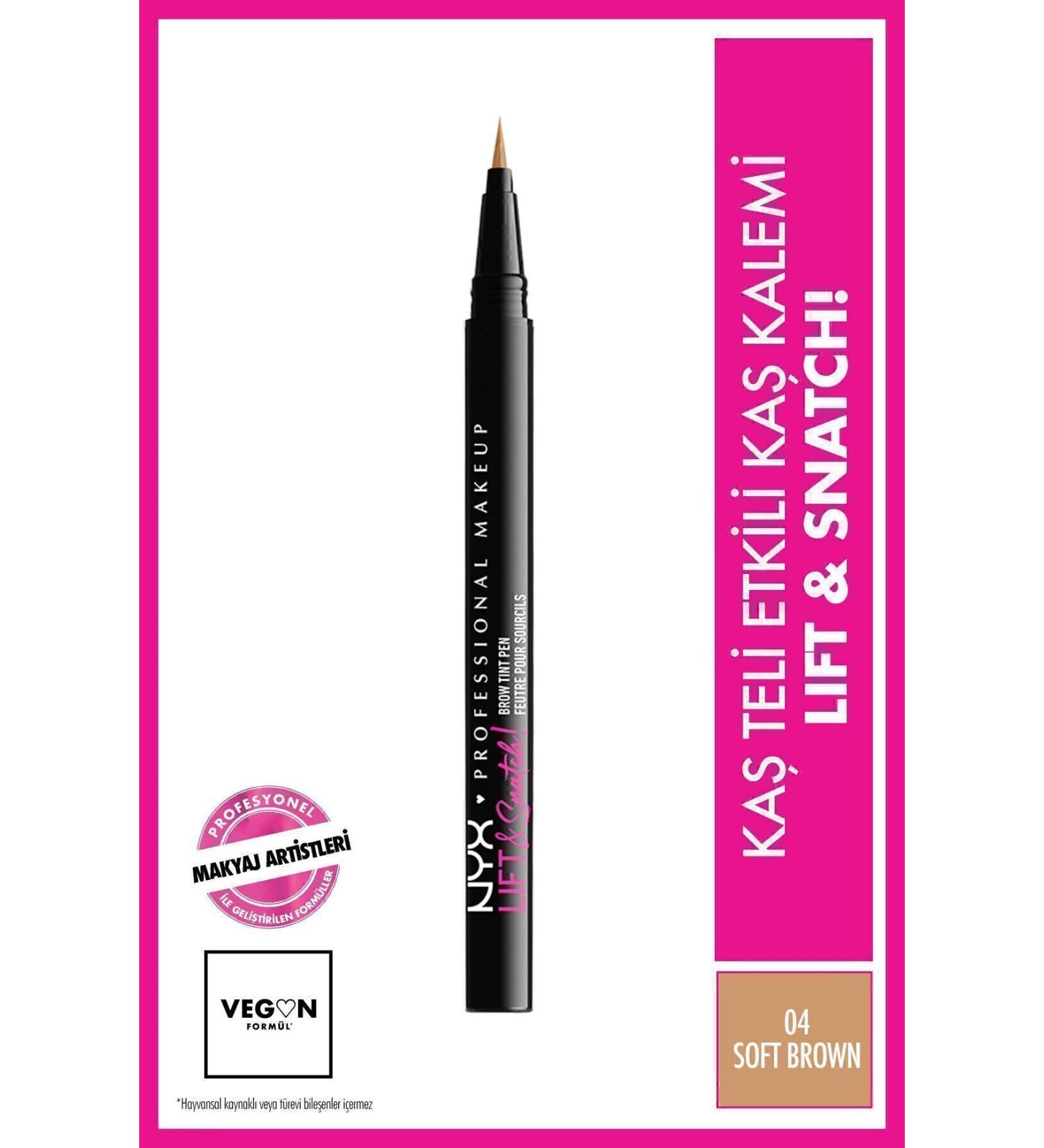 NYX Professional Makeup Lift & Snatch! Brow Tint Pen Soft Brown - Eyebrow Pencil - Buy Online on GoSupps.com