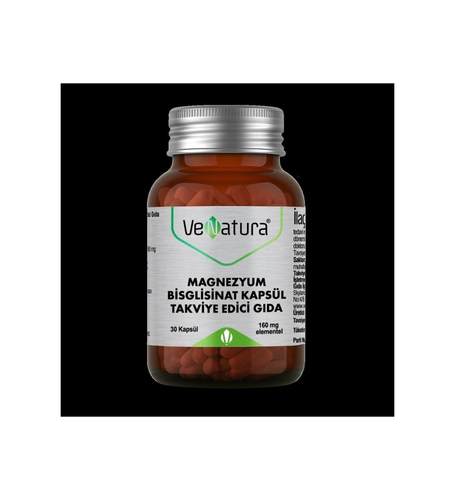 Venatura Magnesium Bisglycinate 30 Capsules