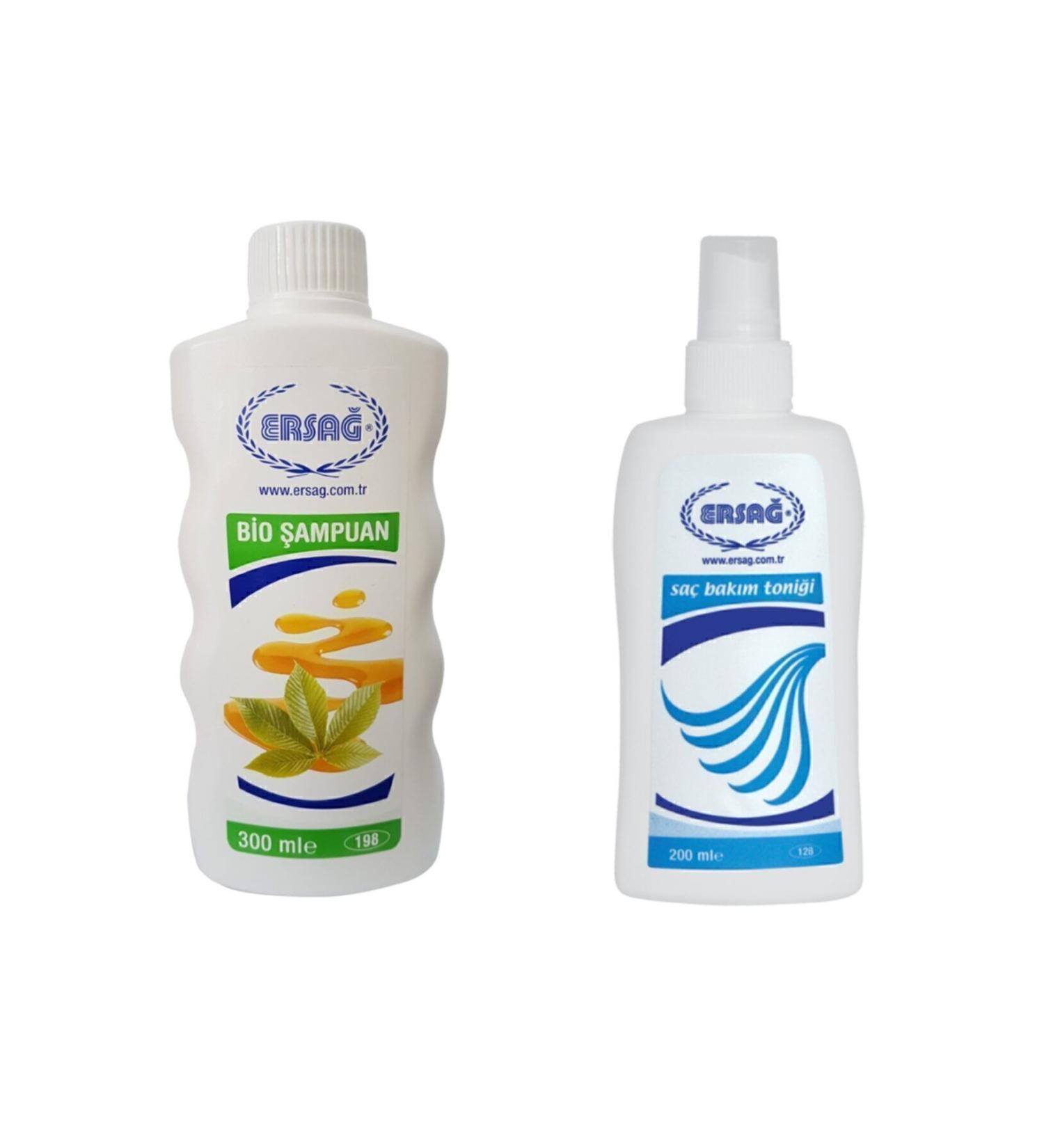 Ersa Bio Shampoo 300ml and Hair Care Tonic 200ml