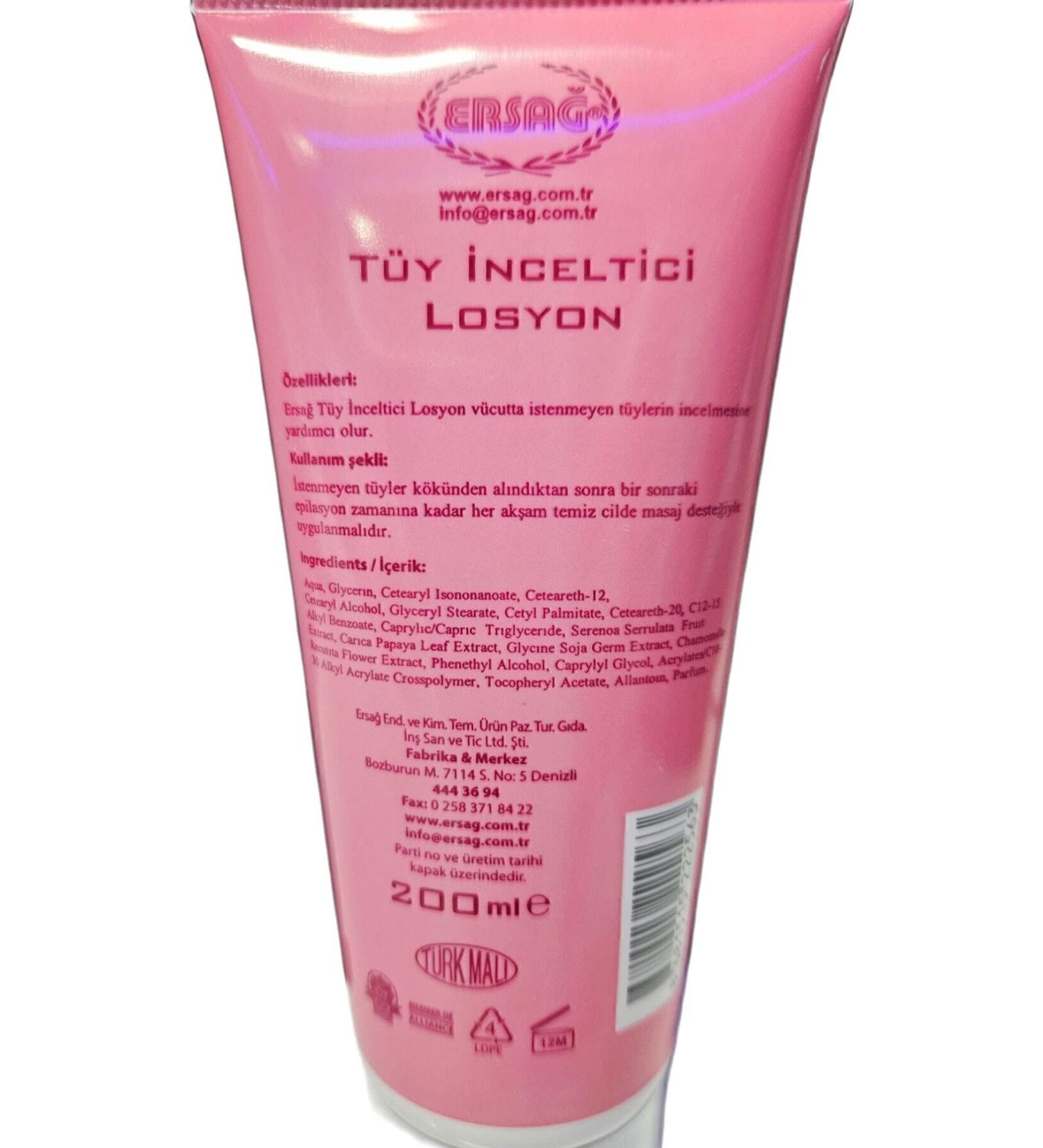 Ersa Hair Reducing Lotion - Buy Online on GoSupps.com