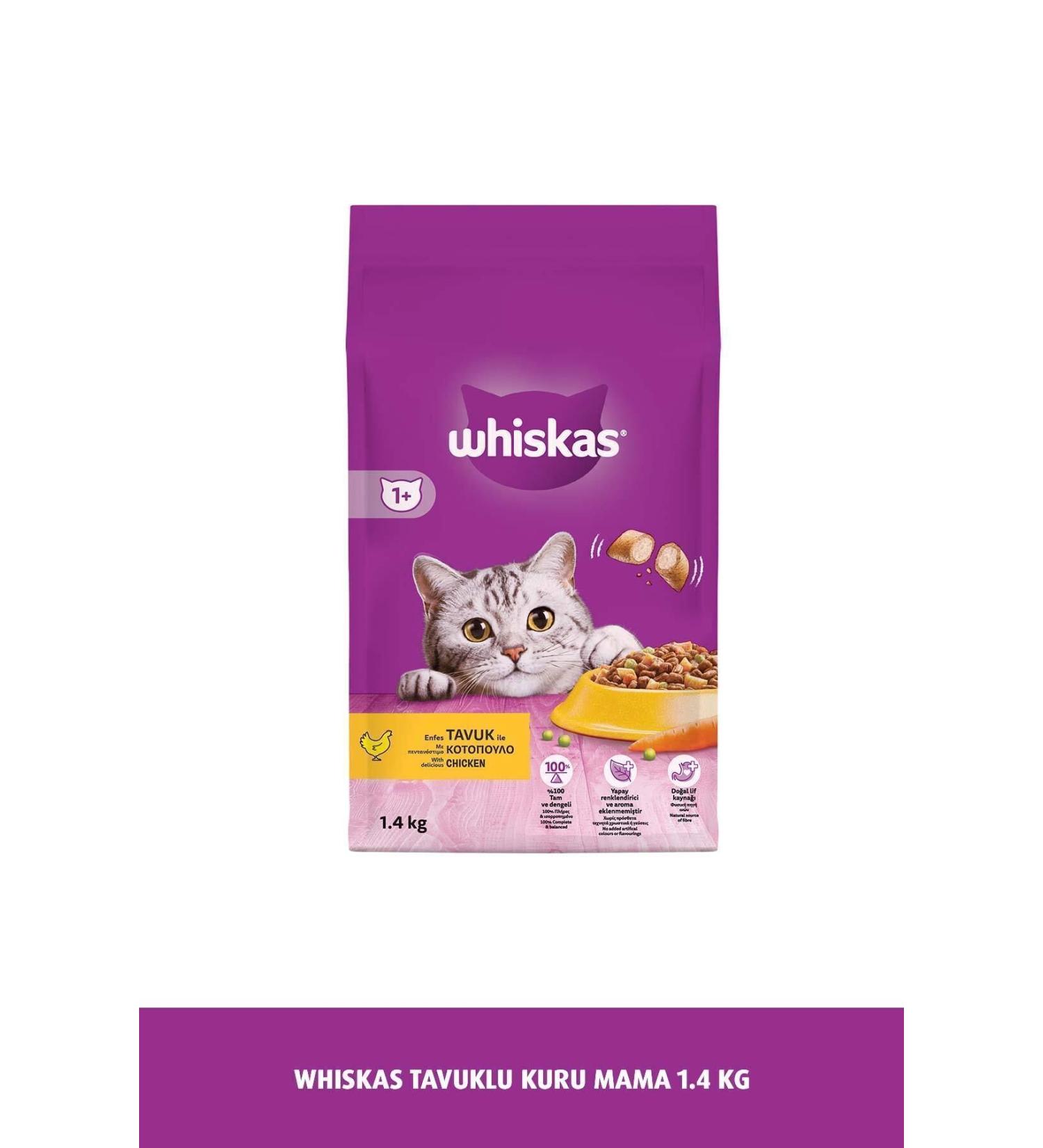 Whiskas Adult Chicken Cat Food 1.4 Kg - Buy Online on GoSupps.com