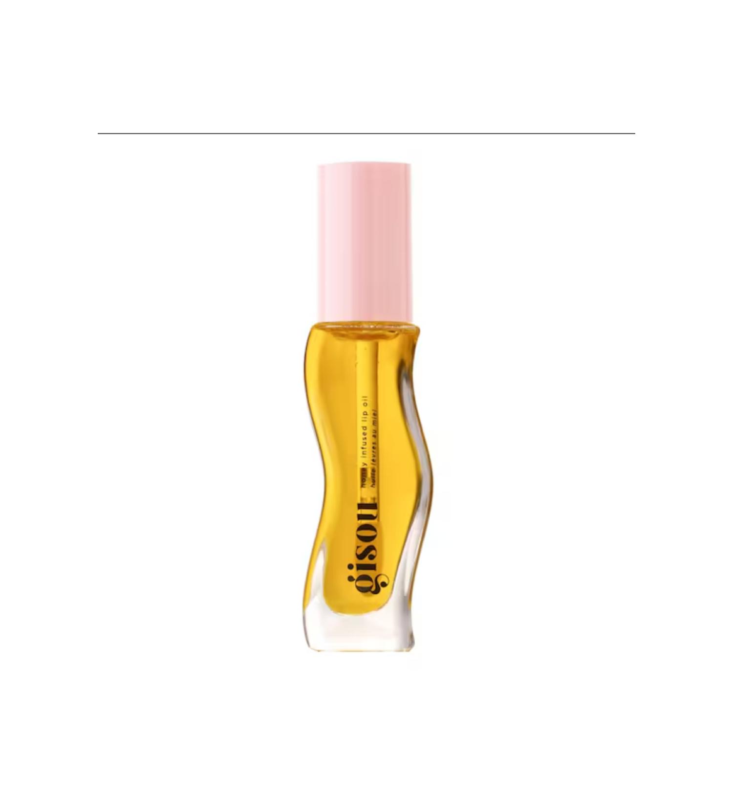 gisou Honey Infused Lip Oil Honey Lip Oil A radiant shine Hyaluronic acid moisturizing smooth (8ml) - Buy Online on GoSupps.com