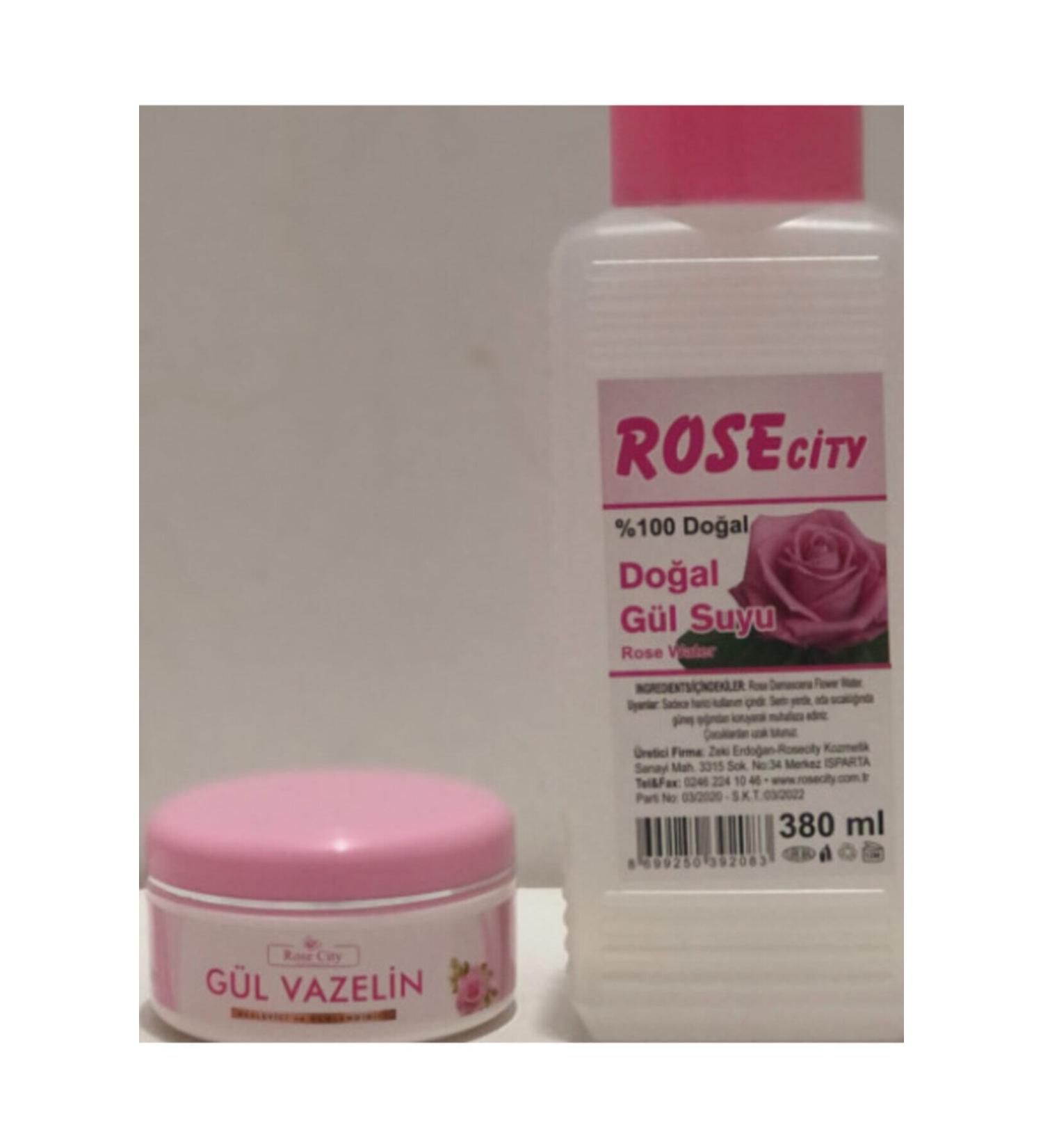 rosecity Rose City Rose Vaseline 75 Ml Buy Rose City Natural Rosewater 380 Ml Gift