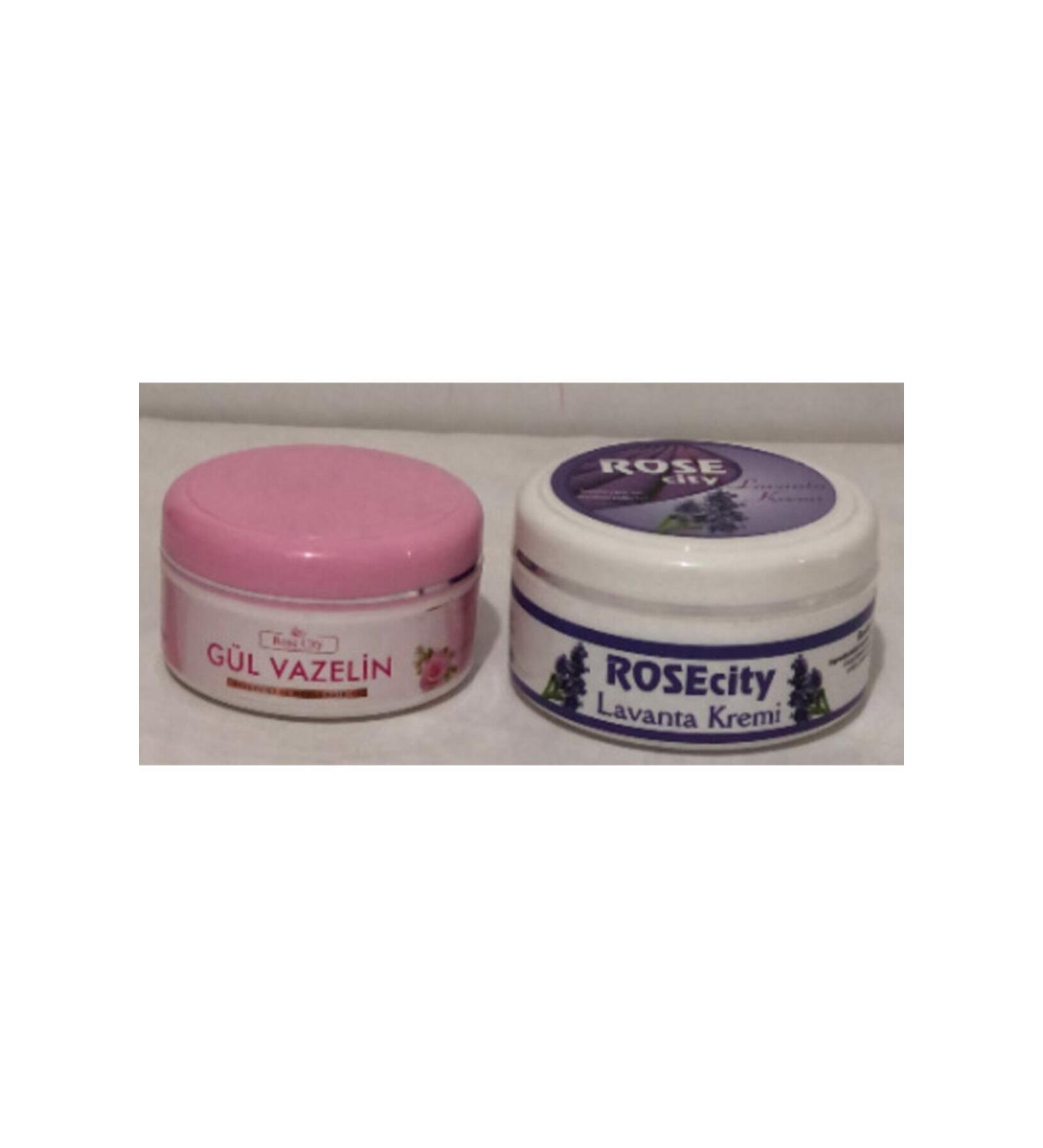 rosecity Rose City Rose Vaseline 75 ml Rose City Lavender Cream 135 ml