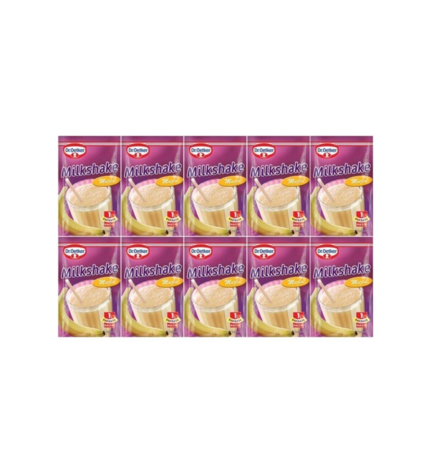 Dr. Oetker Dr.oetker Milkshake Banana 25 Gr X 10 Pieces