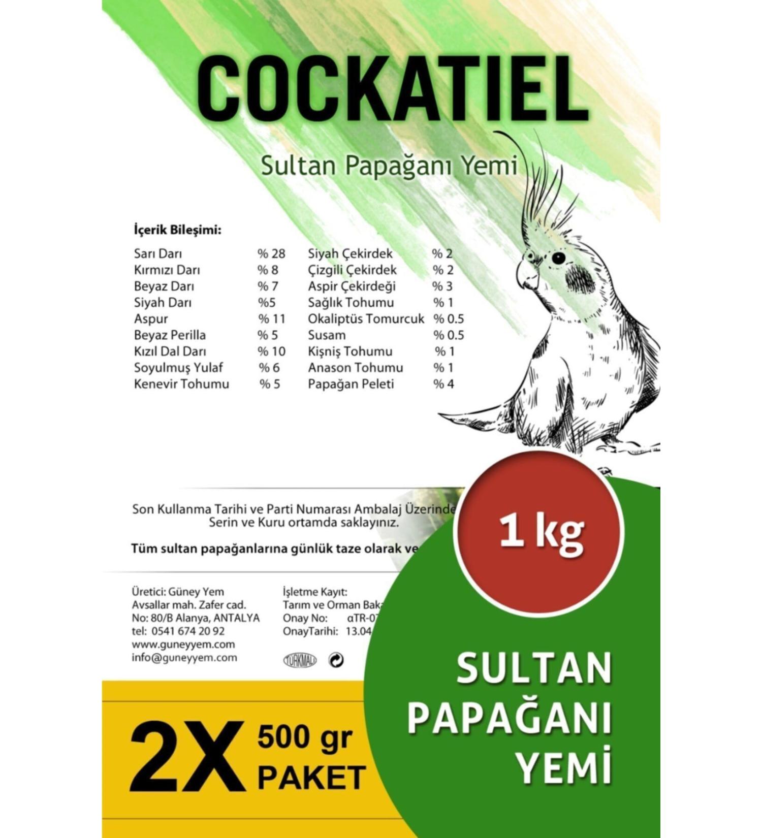 Dal Millet Net Cockatiel Food 1000 gr (2 X 500 gr) Spy-1 - Buy Online on GoSupps.com