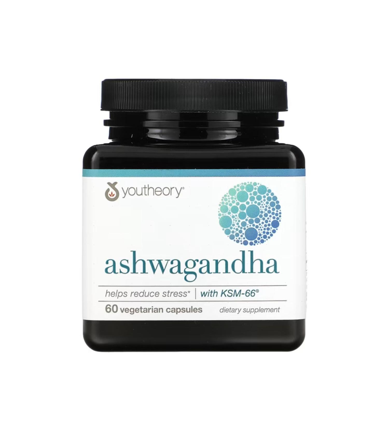Youtheory Asvaganda ksm-66 60 Vegetarian Capsul usa version..