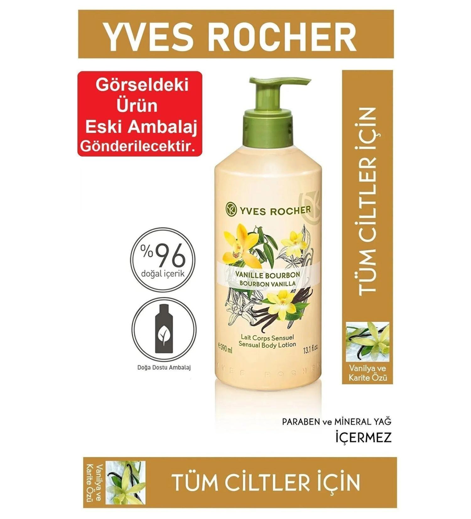 Yves Rocher Moisturizing Body Lotion - Exotic Vanilla - 390ml - Old Packaging - Buy Online on GoSupps.com