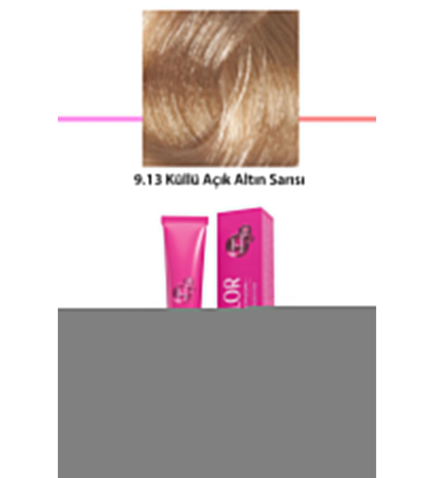 Wholesale Bulurum Premium 9.13 Ash Light Golden Blonde - Permanent Cream Hair Dye 50 g Tube