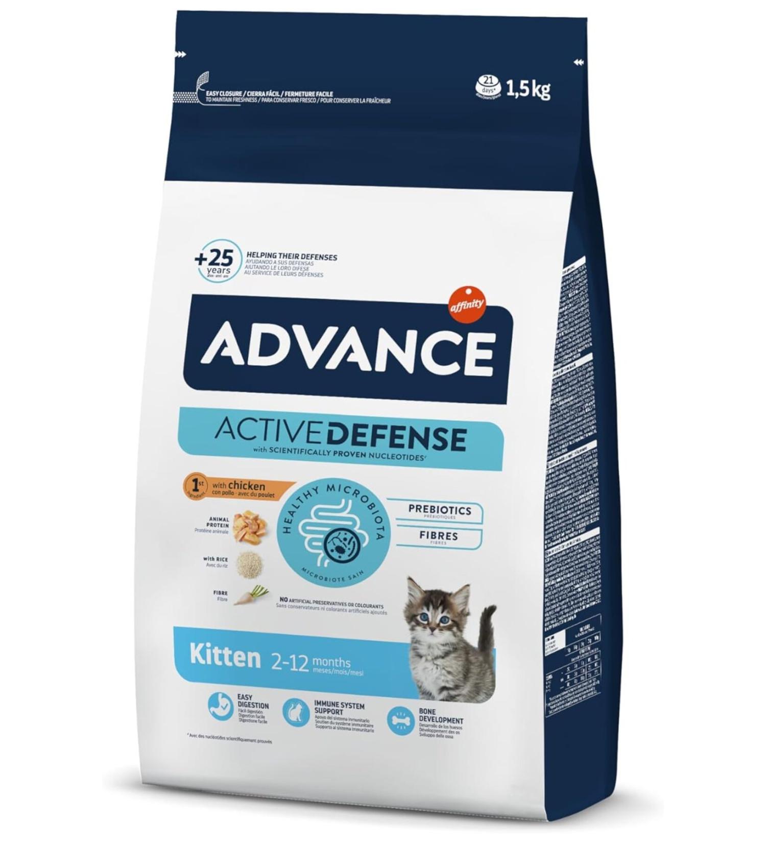 Advance Cat Kitten Chicken & Rice 1.5 Kg - Buy Online on GoSupps.com