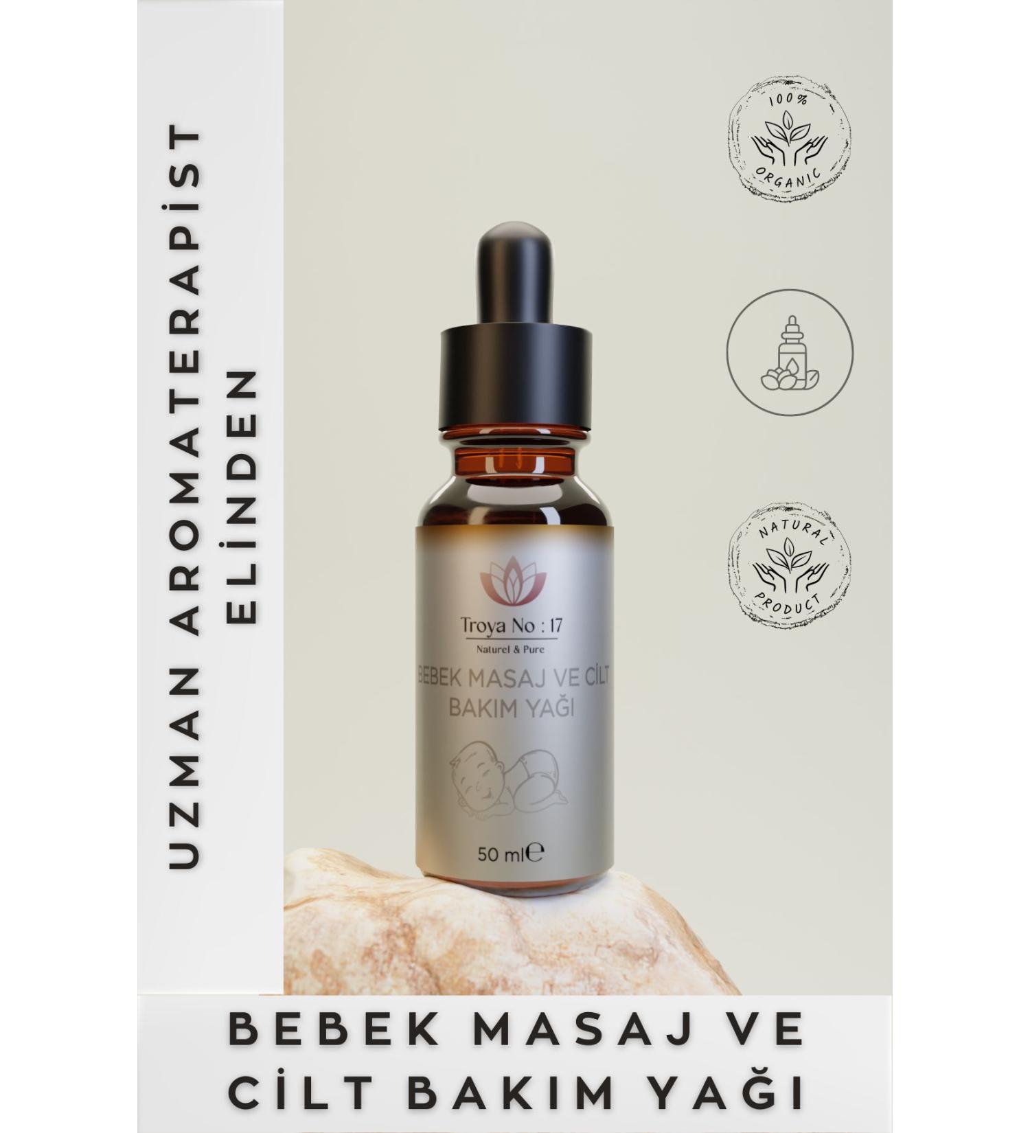 Troya No17 Baby Massage and Skin Care Oil 0 Natural and Herbal