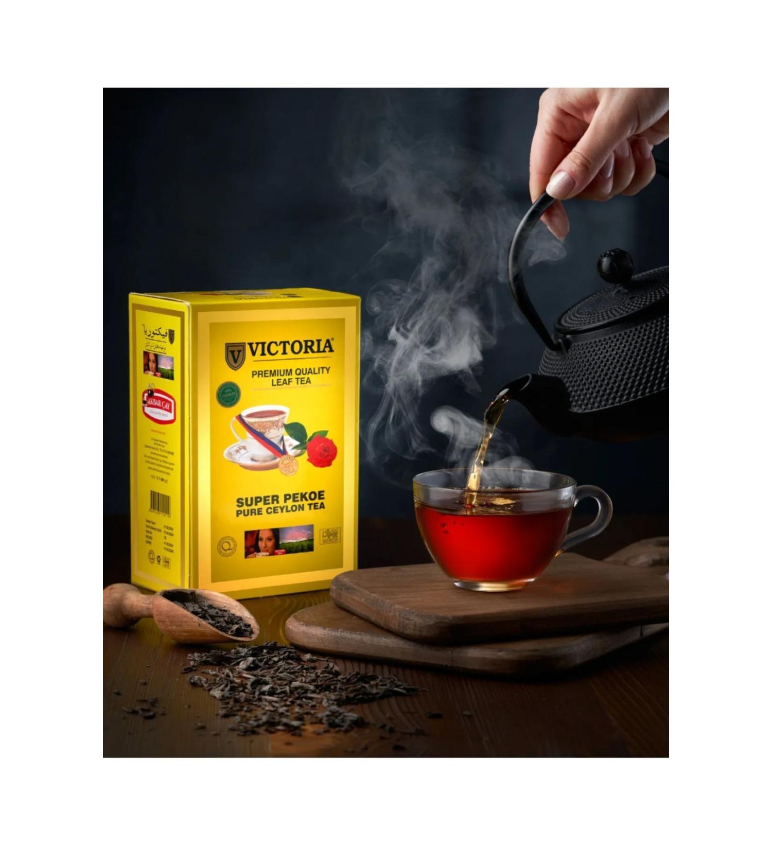 Victoria Premium Quality Leaf Tea Imported Black Tea 800 gr - Buy Online on GoSupps.com
