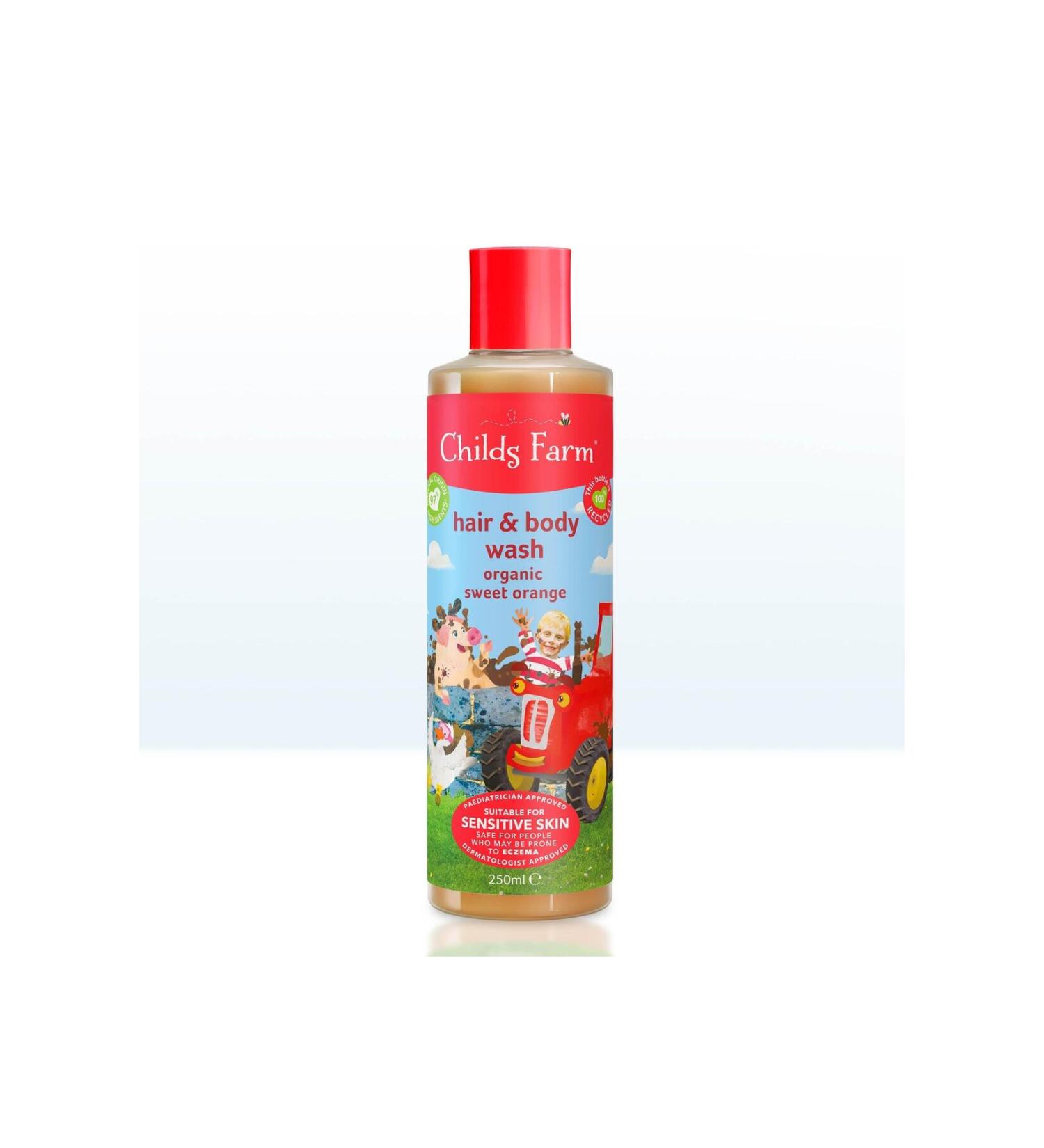 Childs Farm Organic Sweet Orange Children's Hair and Body Shampoo 250ml - Buy Online on GoSupps.com