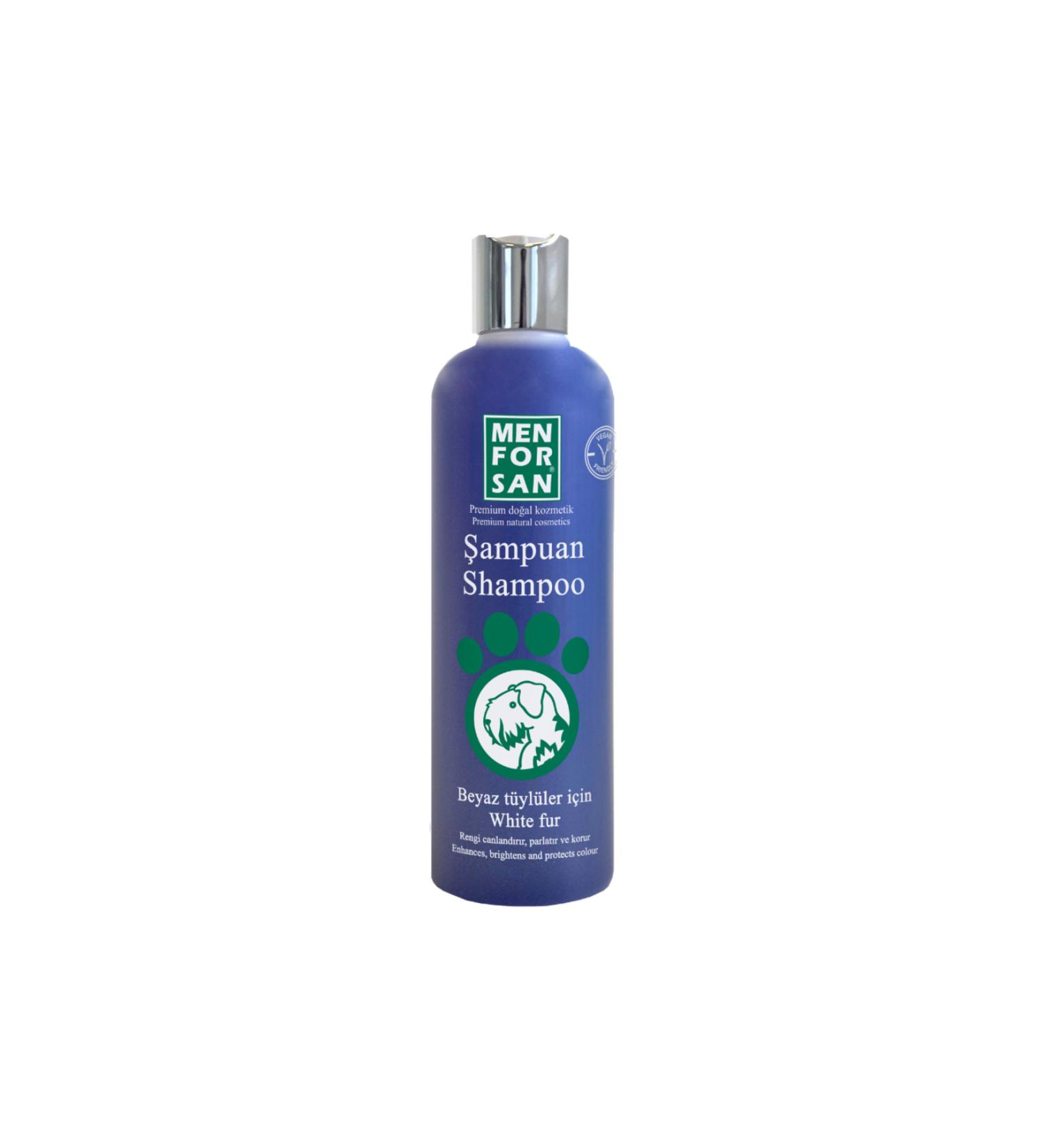 Men For San Menforsan White Fur Special Dog Shampoo 300 ml