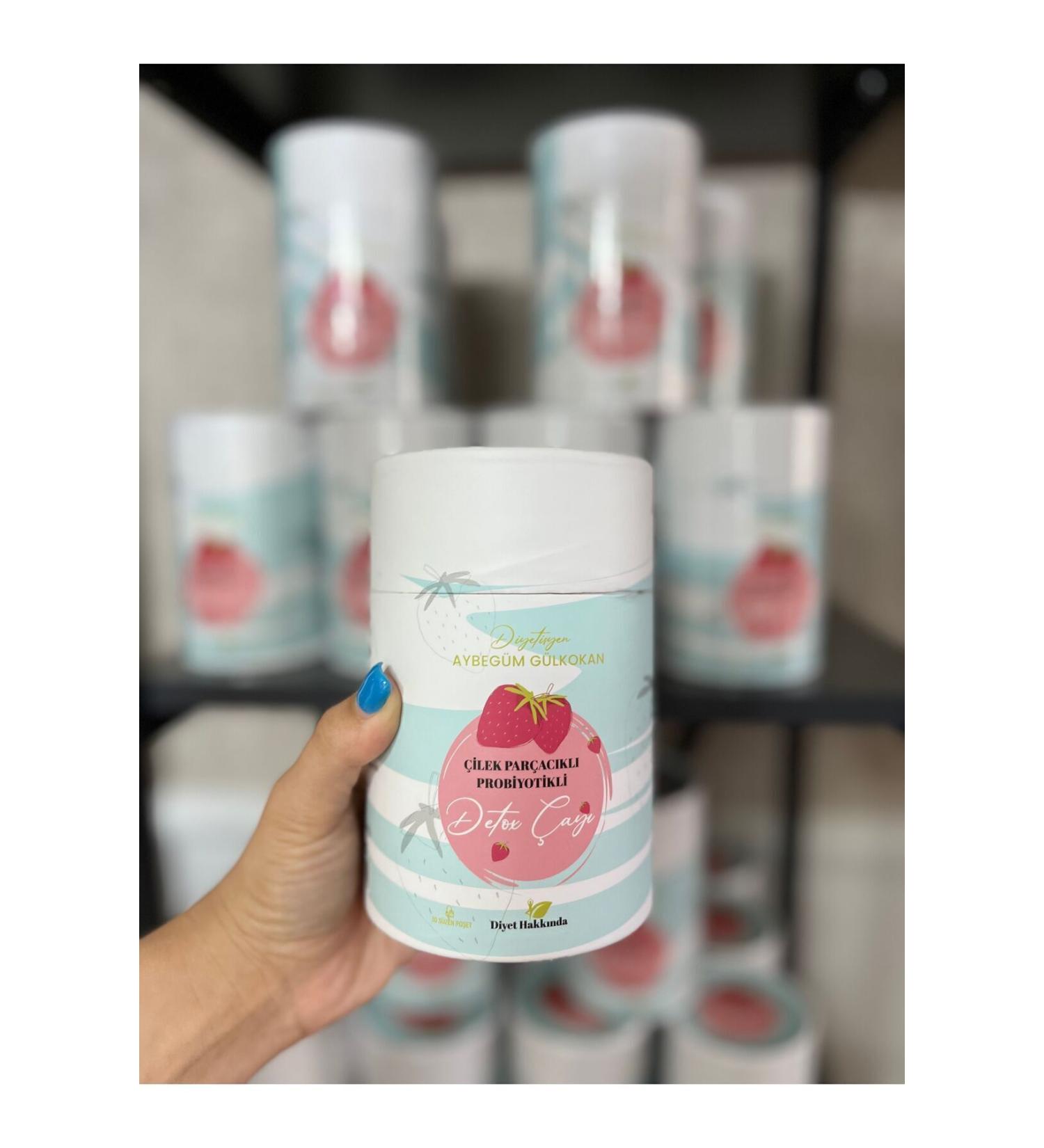 About Diet Strawberry Probiotic Detox Tea