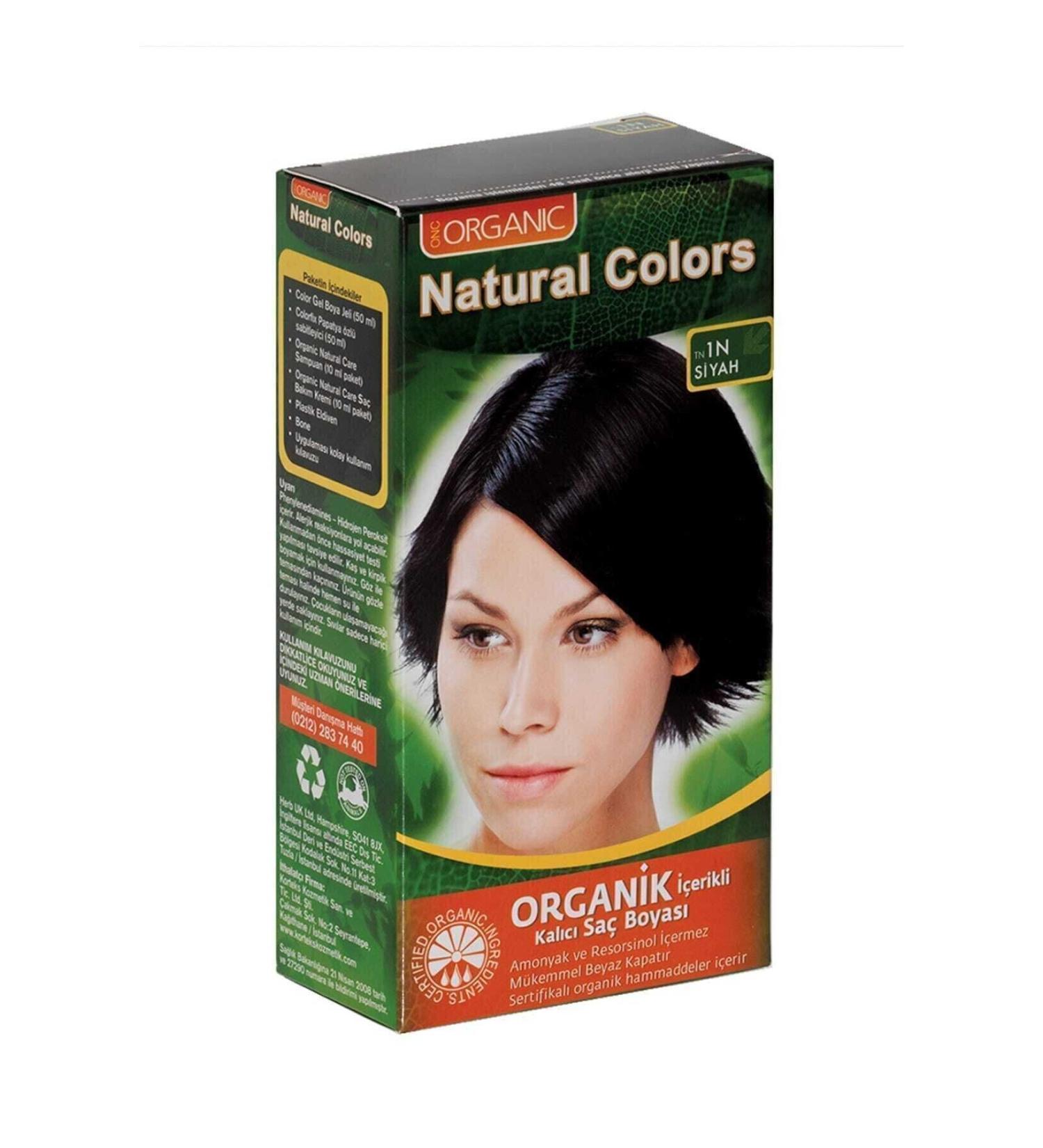Organic Natural Colors Natural Colors 1n Black Organic Hair Dye