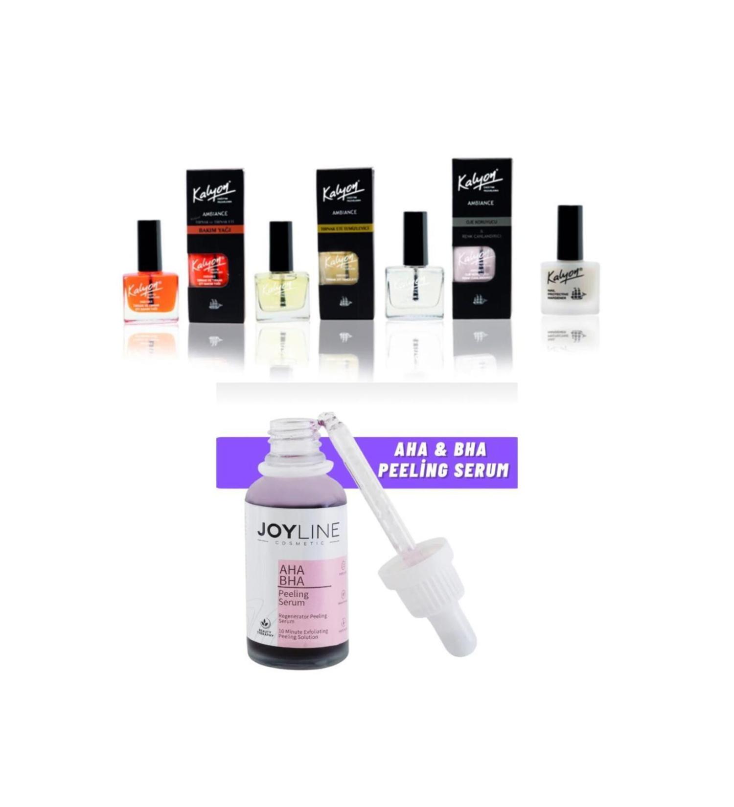 Kalyon Care Oil Meat Cleaner Protector 4 Piece Set + Joy Line Red Peeling