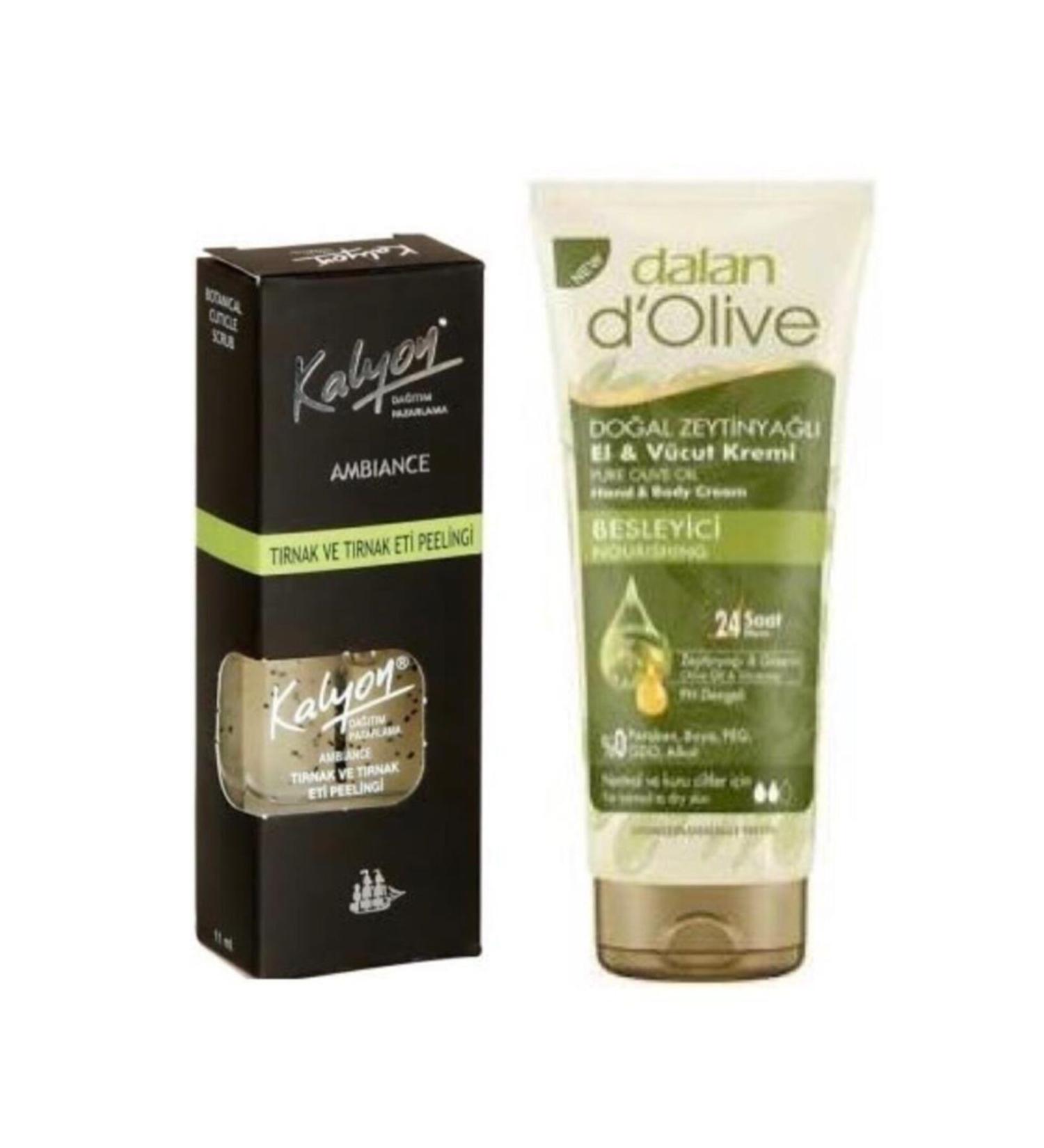 Kalyon Nail and Cuticle Peeling + Dalan Tube Cream 20 Ml