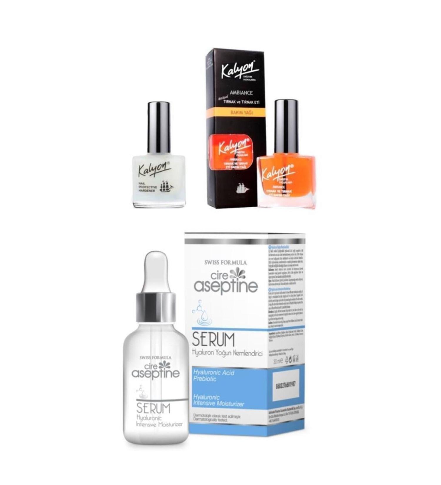 Kalyon Nail Nail Care Oil Cire Aseptine Hayaluron Intensive Moisturizing Serum