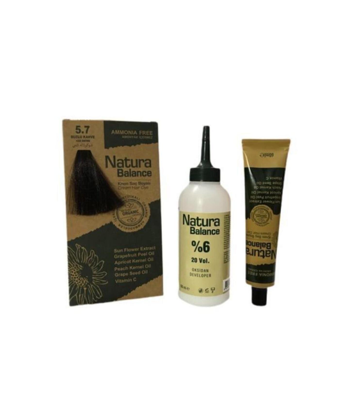NATURABALANCE Organic Certified Iced Coffee Hair Dye 5.7 8699367129268