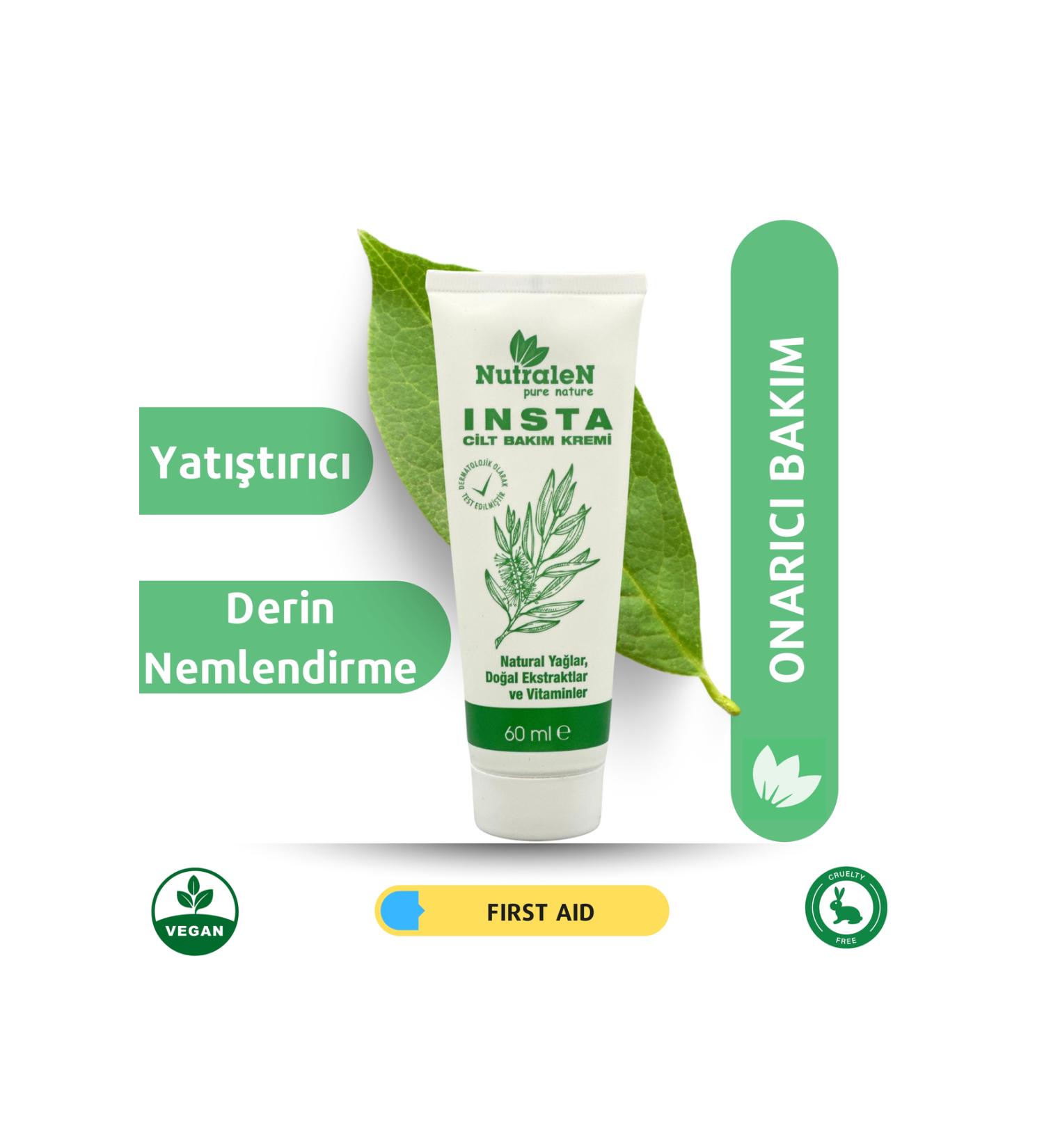 Nutralen Insta Cream | Herbal Oils | Skin Care | Soothing | Repairing | Instant Touch to Your Skin | 60 ml - Buy Online on GoSupps.com