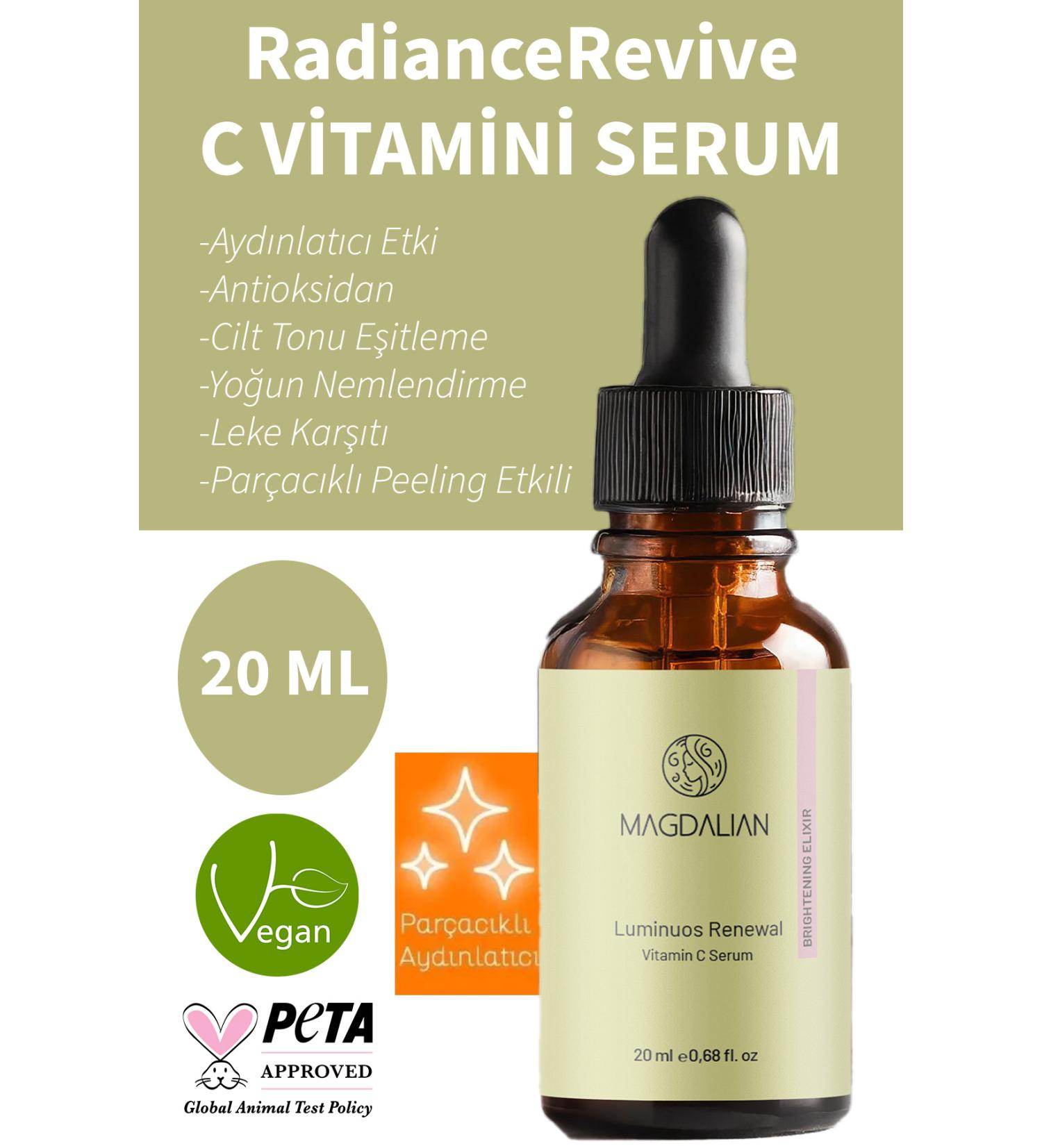 Magdalian Vitamin C Serum Brightening and Tone Equalizing 20 ML