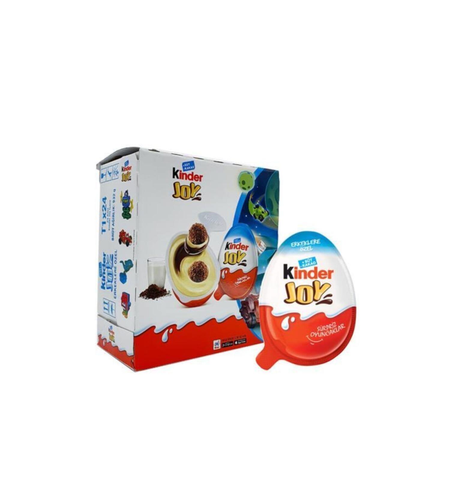 Kinder Joy Surprise Egg For Men 20gr X 24